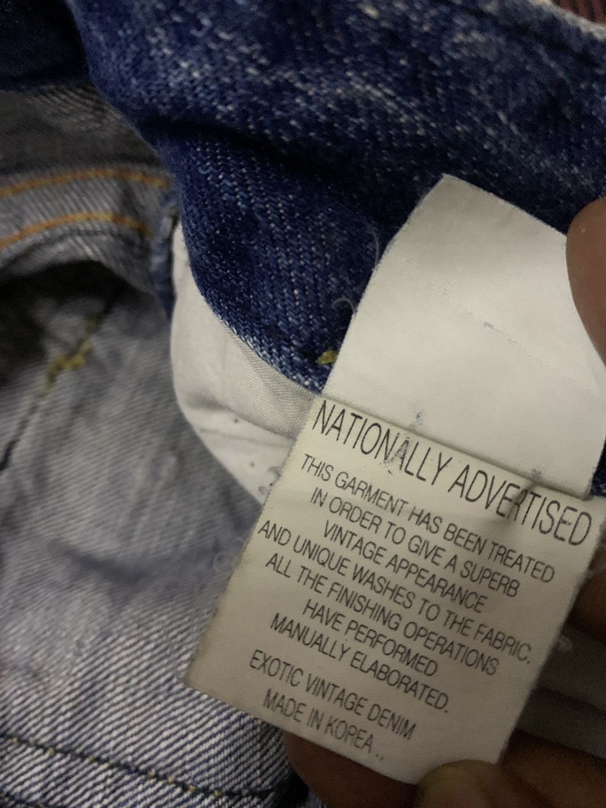 If Six Was Nine × Japanese Brand × Tornado Mart Vtg Japanese Brand Flare Lolita by Concert Clum Studs Denim Size 29" - 11 Thumbnail