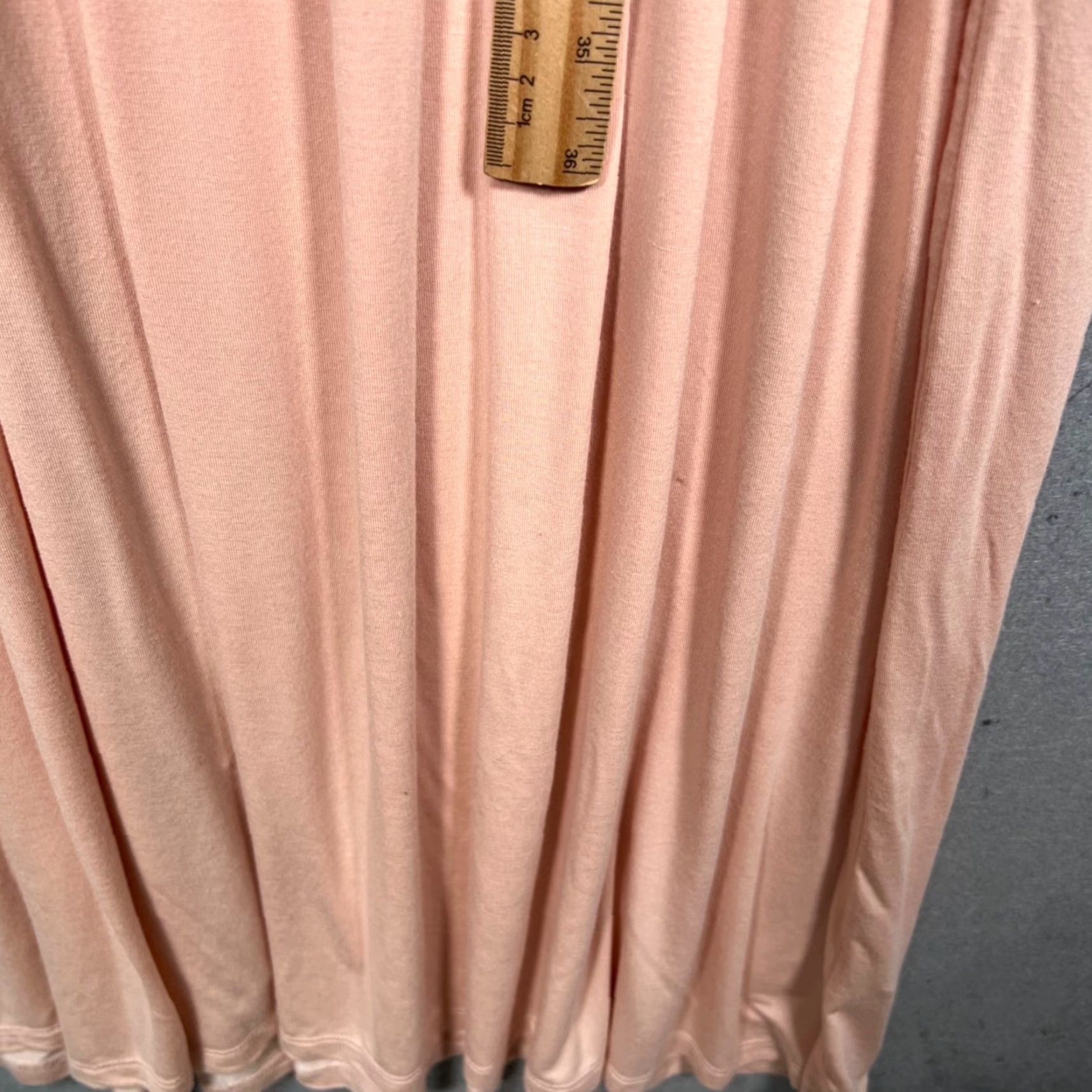 Nordstrom Nordstrom Womens XL Pink Smocked Maxi Dress Flutter Sleeves Modal Blend Shirt? Size XL / US 12-14 / IT 48-50 - 6 Thumbnail
