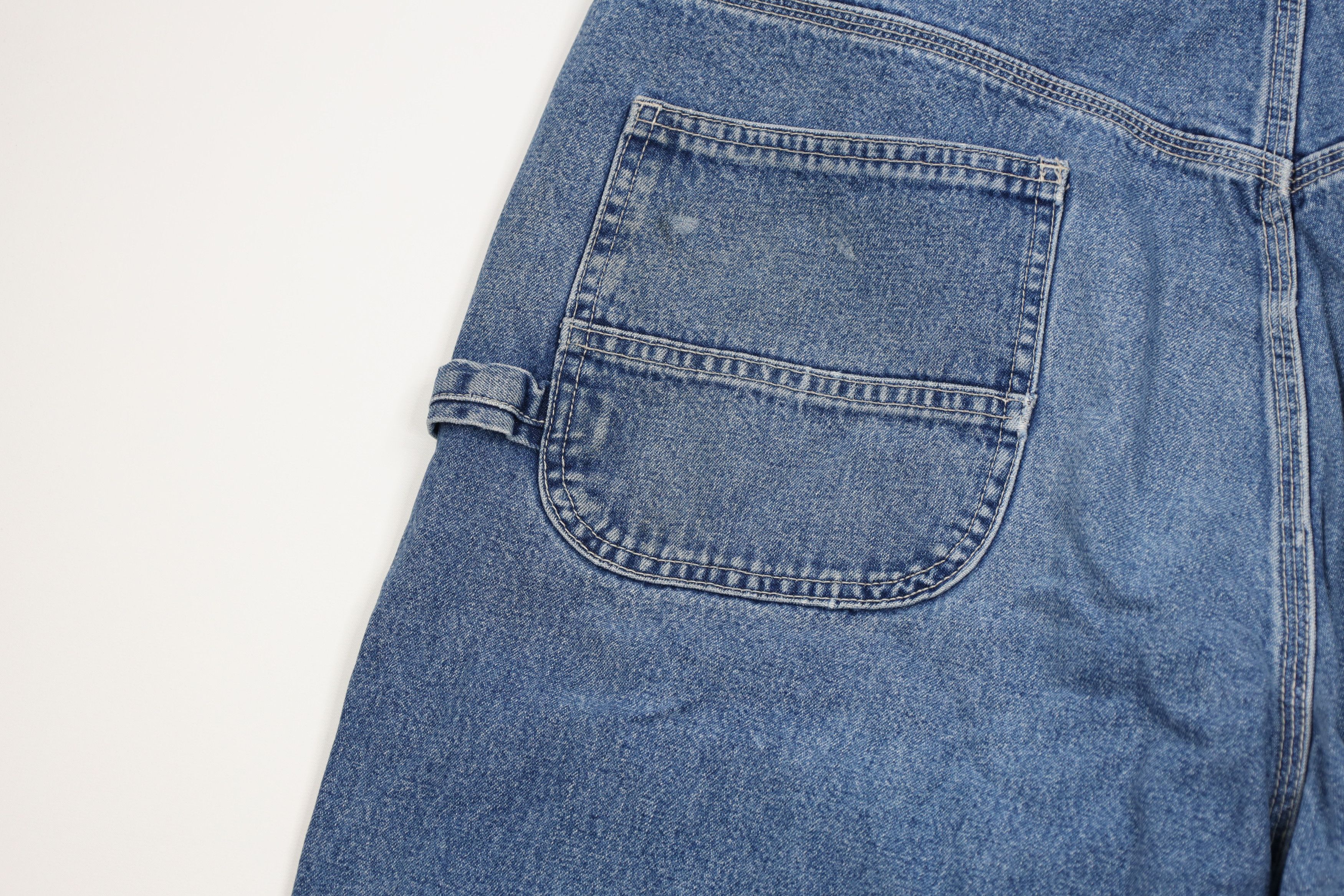 Vintage Vintage 90s Y2K Streetwear Wide Leg Skateboard Denim Jeans Size US 36 / EU 52 - 13 Thumbnail