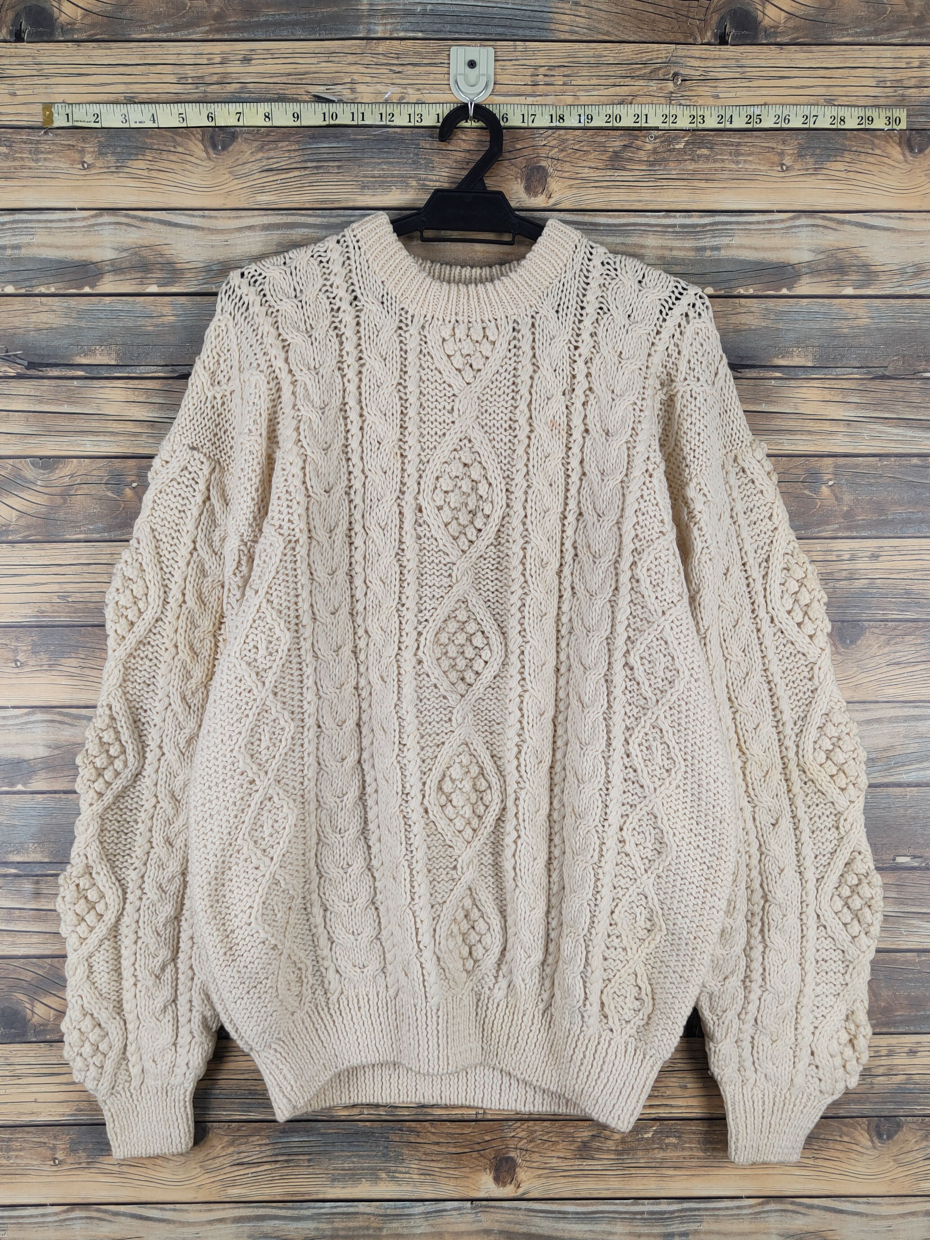 Gem Bony wool cable Knitwear Sweaters sweatshirt #W1558