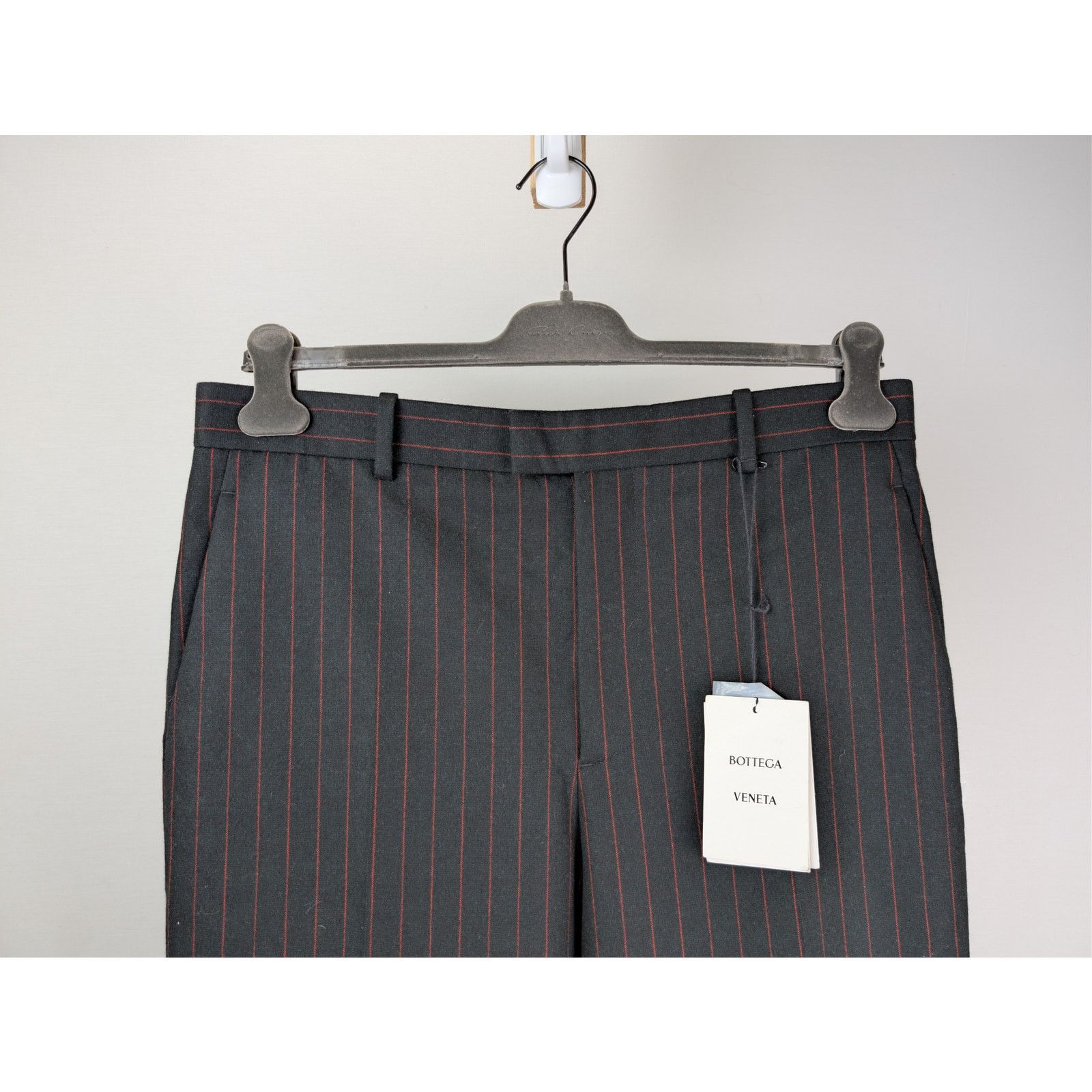 Bottega Veneta o1rshd1 Classic Wool Pinstripe Trousers Casual Pants Size US 36 / EU 52 - 3 Thumbnail