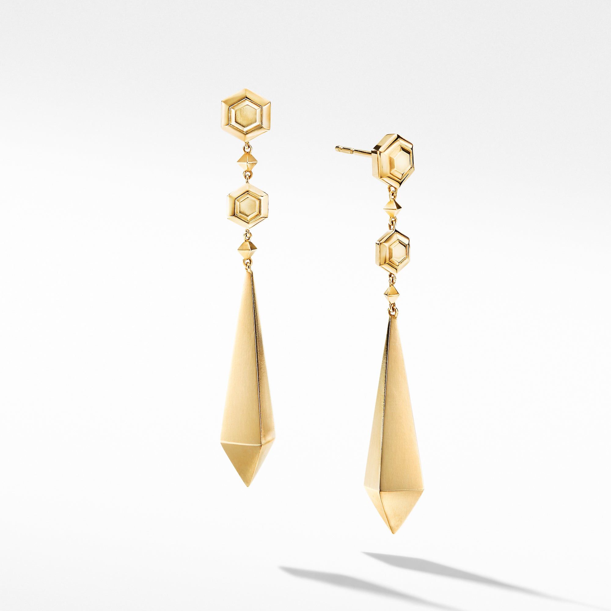 David Yurman o1w1db10526 E16061/Size 9/ Drop Earrings in Golden Size ONE SIZE - 1 Thumbnail