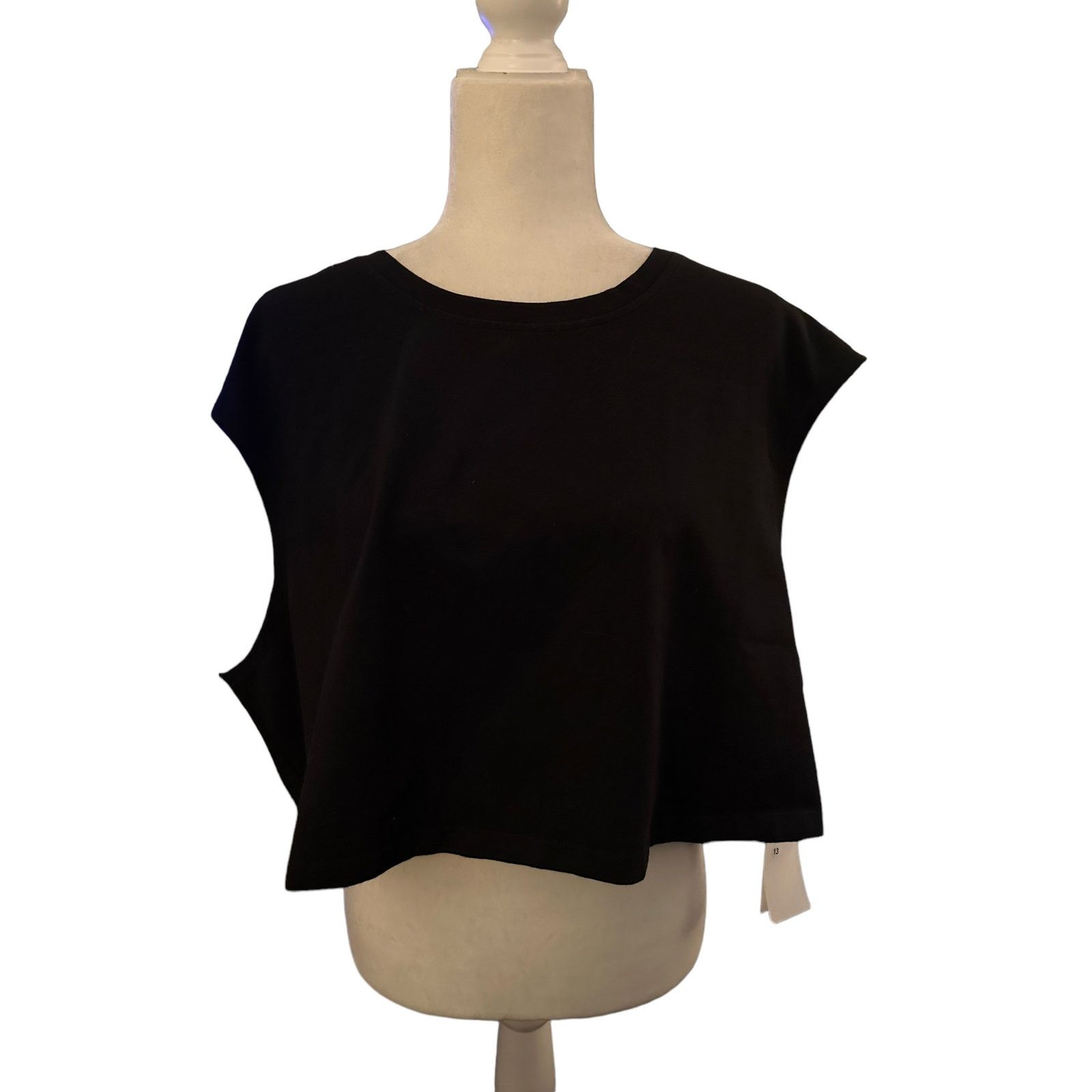 Good American Good American Black Crop Top, Plus Size 2XL, NWT Size XXL / US 16-18 / IT 52-54 - 1 Thumbnail