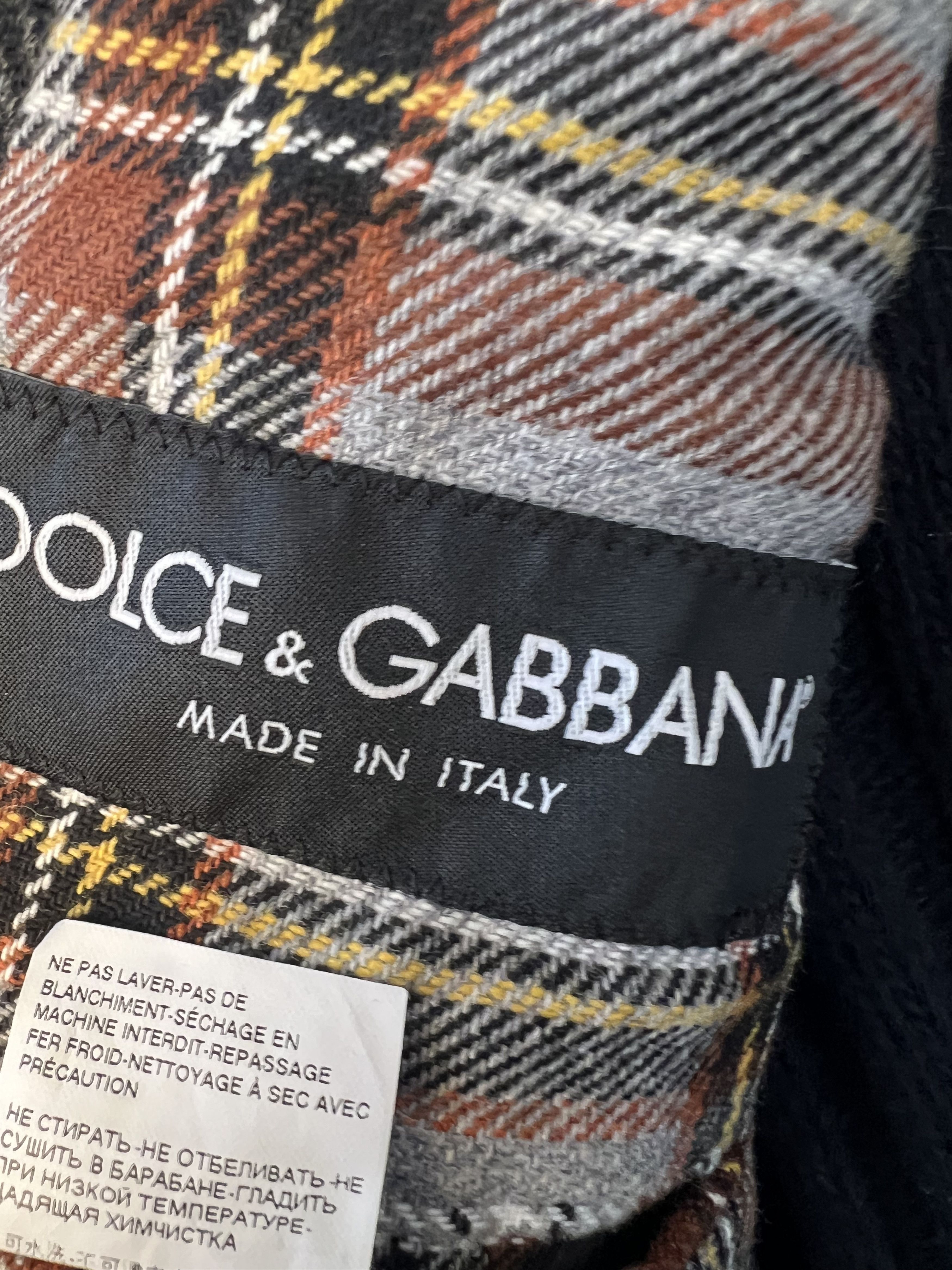 Dolce & Gabbana Dolce & Gabbana Wool Coat 52 Size US L / EU 52-54 / 3 - 4 Thumbnail