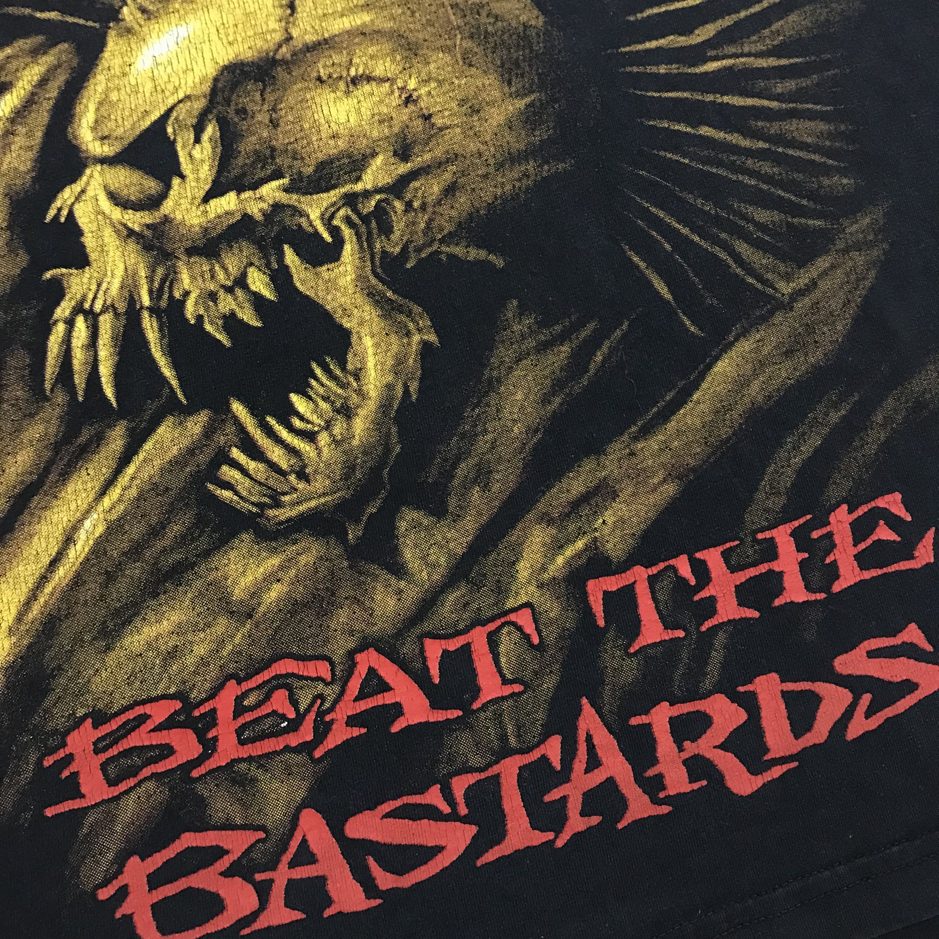 Band Tees THE EXPLOITED Beat the Bastards 1996 T-Shirt Tee Rare Punk Size US M / EU 48-50 / 2 - 6 Thumbnail