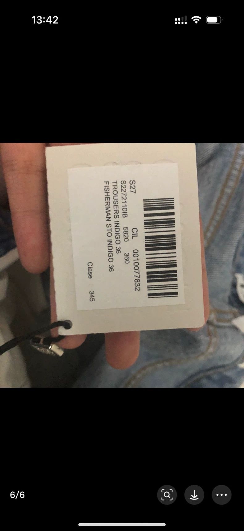 Loewe Loewe High waist wide leg white bottom jeans fisherman pan Size 24" / US 00 / IT 34 - 4 Thumbnail