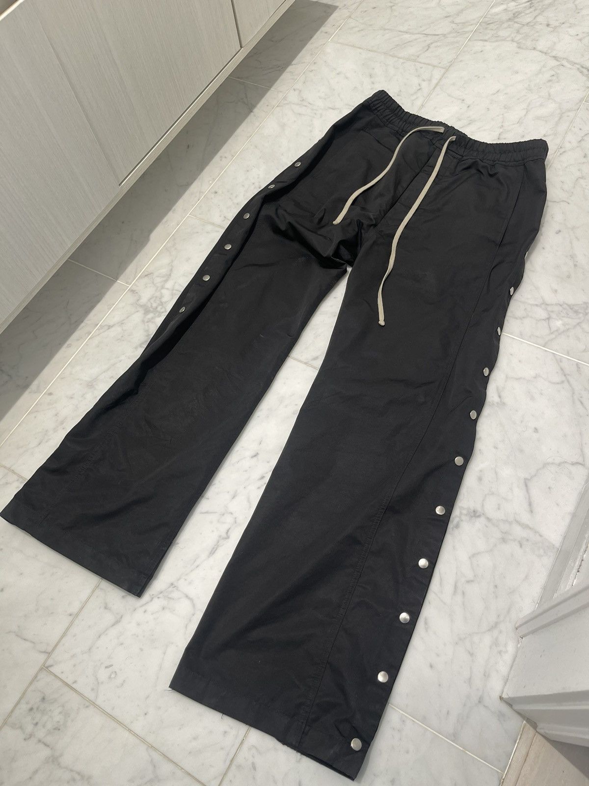 image of Rick Owens Pusher Pants in Black, Men's (Size 36)