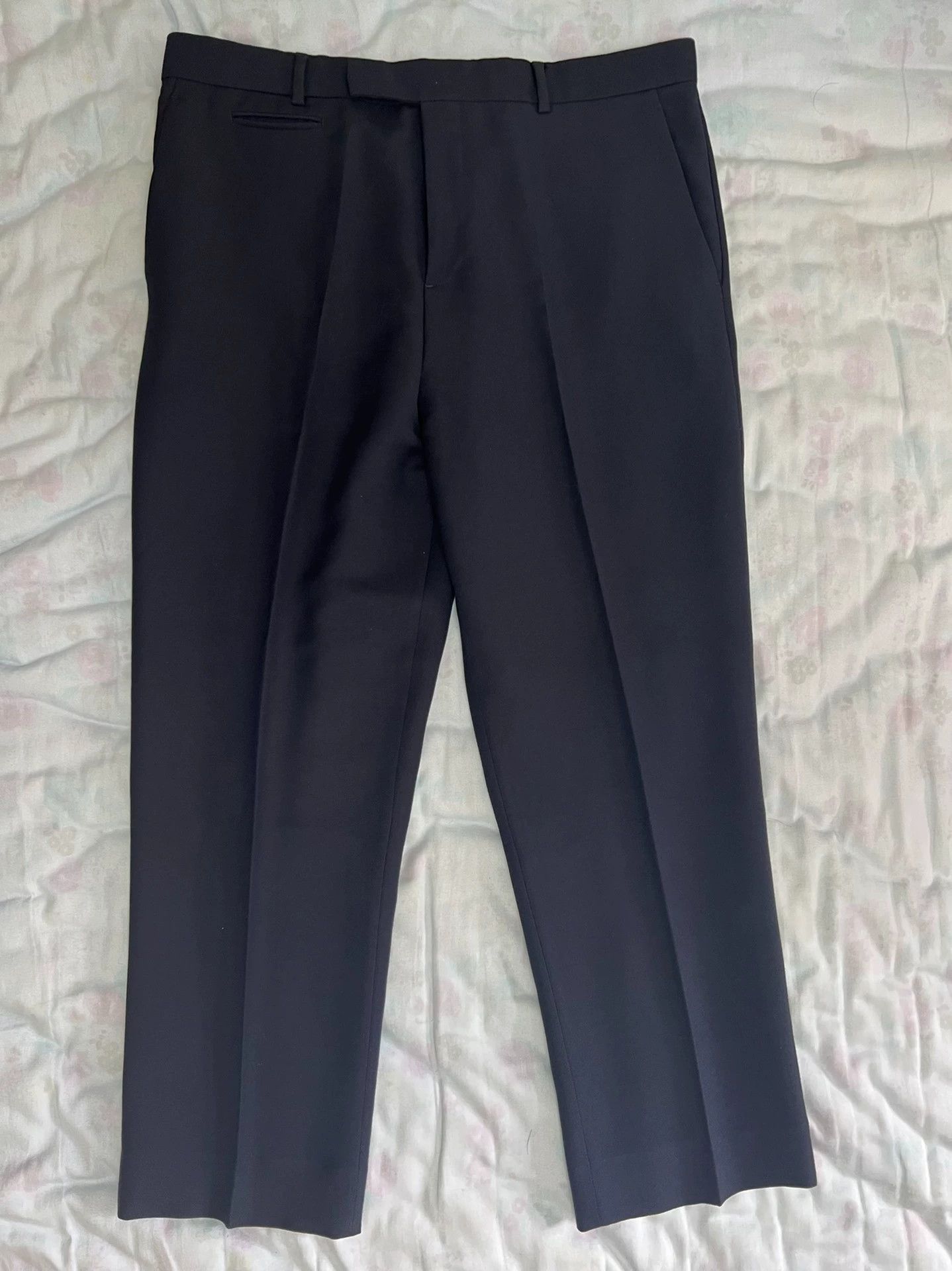 Dior Dior Men's New Wool Trousers Blue 52 Size US 36 / EU 52 - 2 Thumbnail