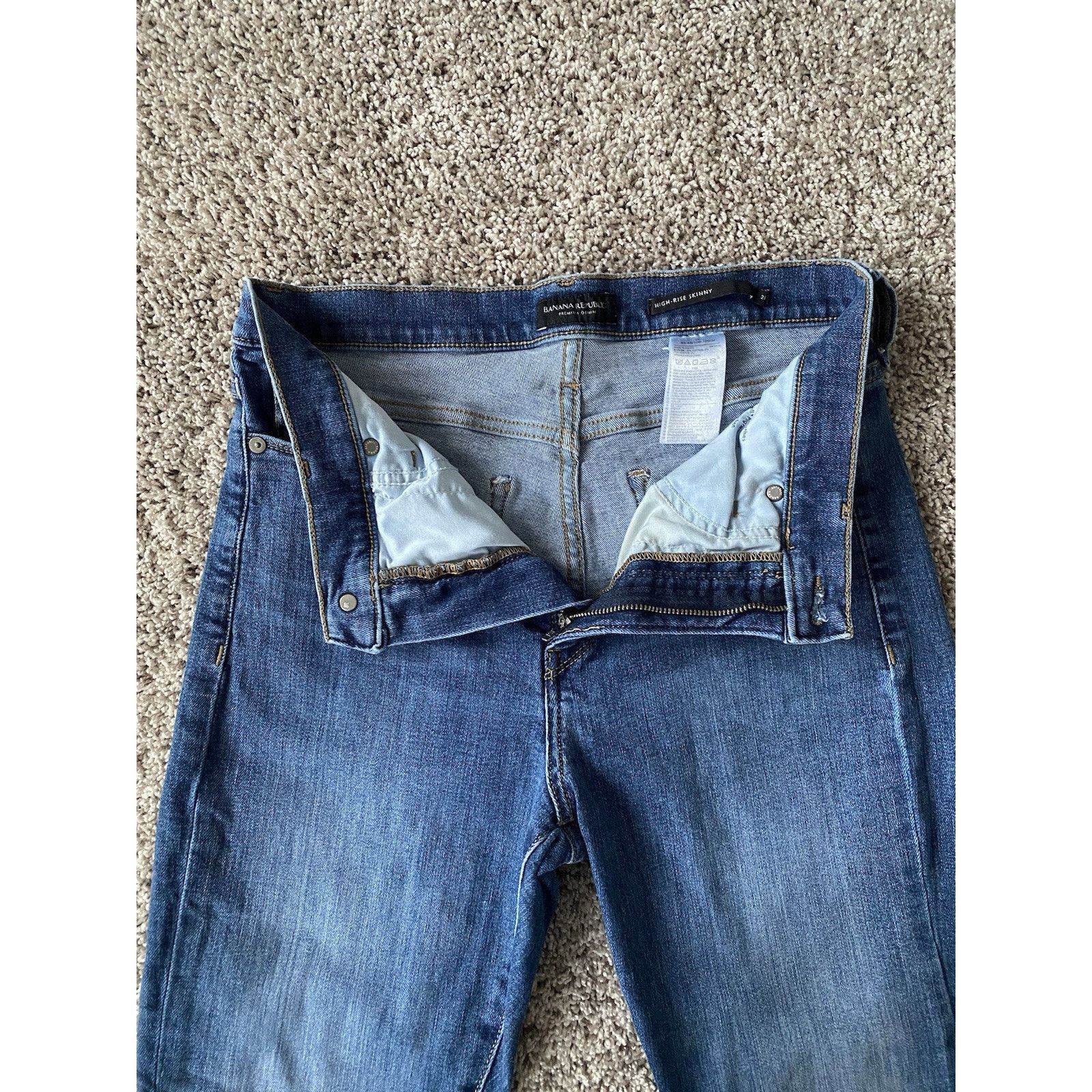 Banana Republic Banana Republic Stretch Jeans Sz 8/28 High Rise Zip Size 28" / US 6 / IT 42 - 2 Thumbnail