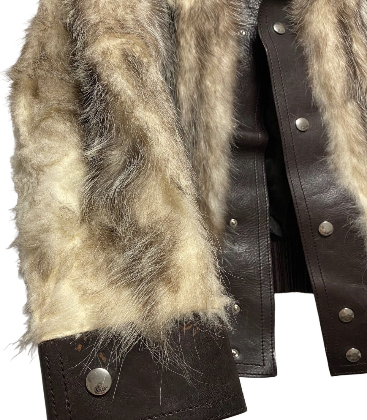 Gucci Gucci Runway opossum fur jacket FALL 2007 Size US L / EU 52-54 / 3 - 4 Thumbnail