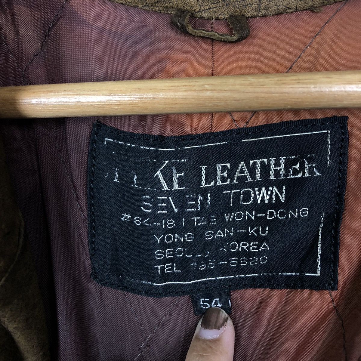 Japanese Brand 🔥RARE LEATHER LONG JACKET MKE SEVEN TOWN INSPIRE RICK OWENS Size US L / EU 52-54 / 3 - 12 Thumbnail