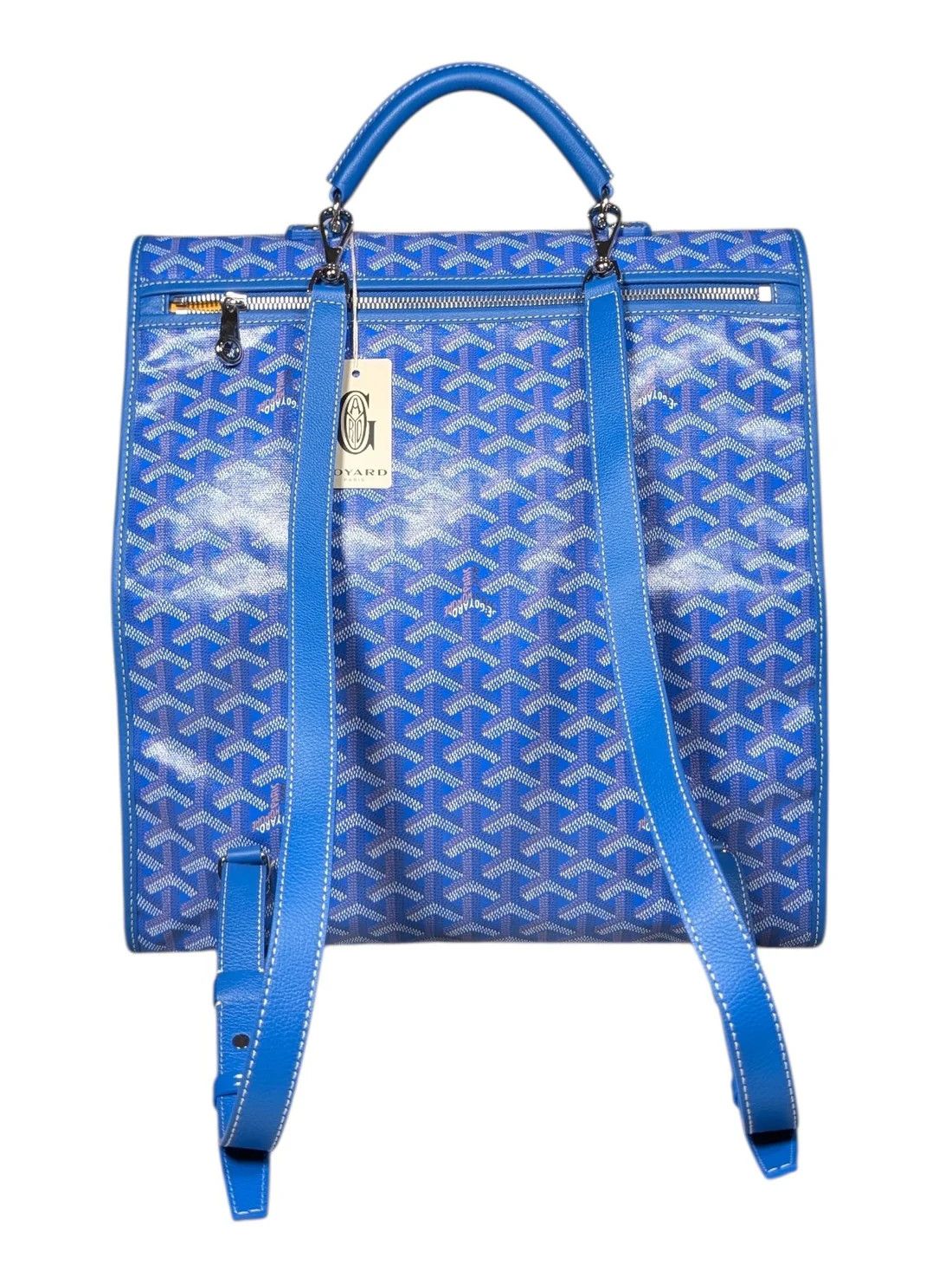 Goyard Sky Blue Saint Léger Foldable Backpack Size ONE SIZE - 5 Thumbnail