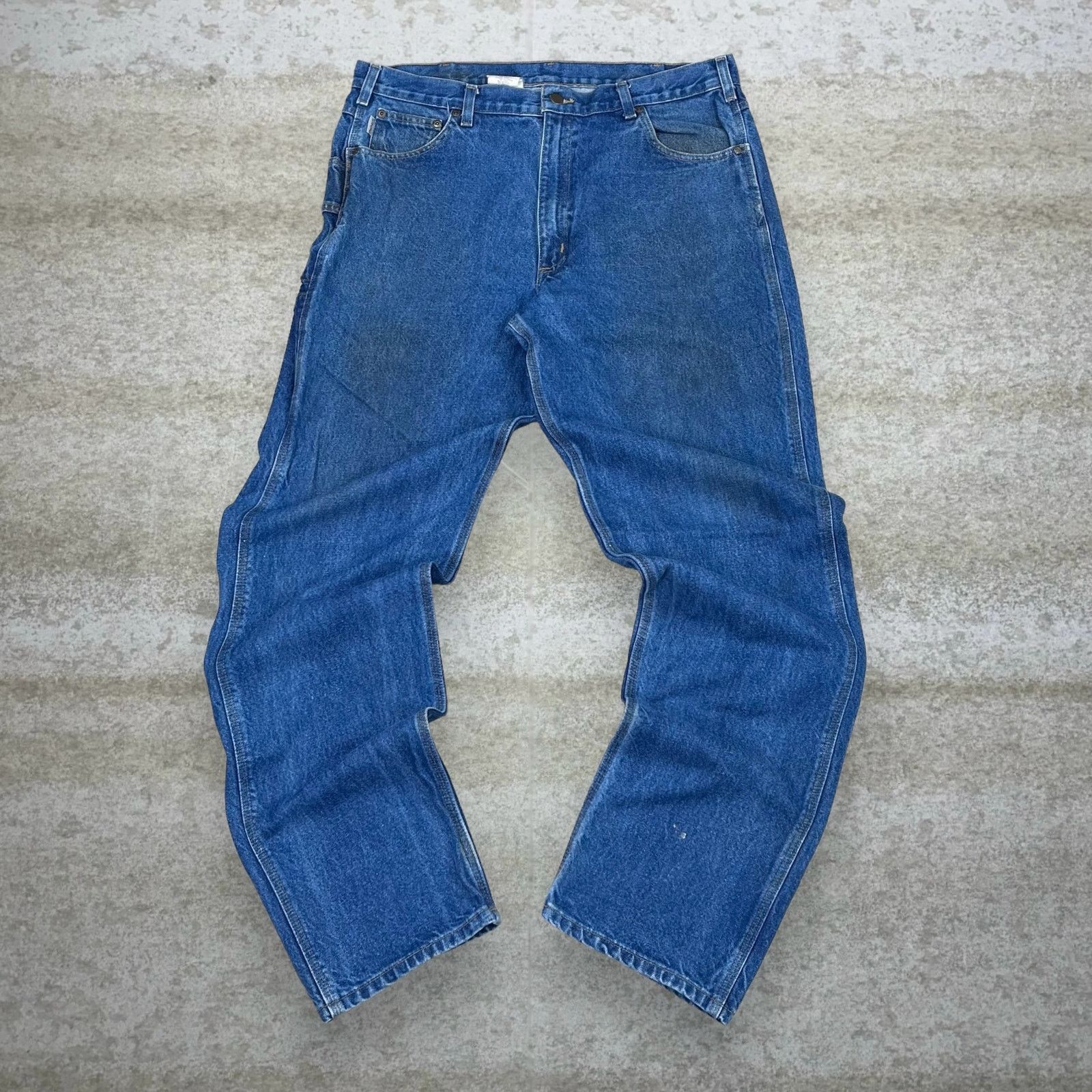Carhartt Vintage Y2K Carhartt Jeans 38x36 Relaxed Fit Medium Wash Size US 38 / EU 54 - 2 Thumbnail
