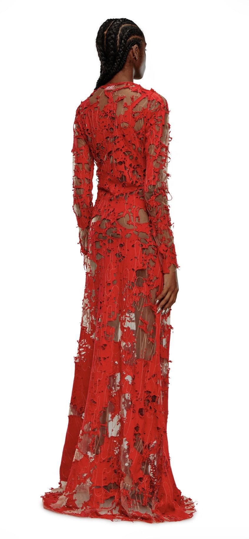 Diesel Diesel Red Lace Dress — NEW / Original Size S / US 4 / IT 40 - 2 Thumbnail