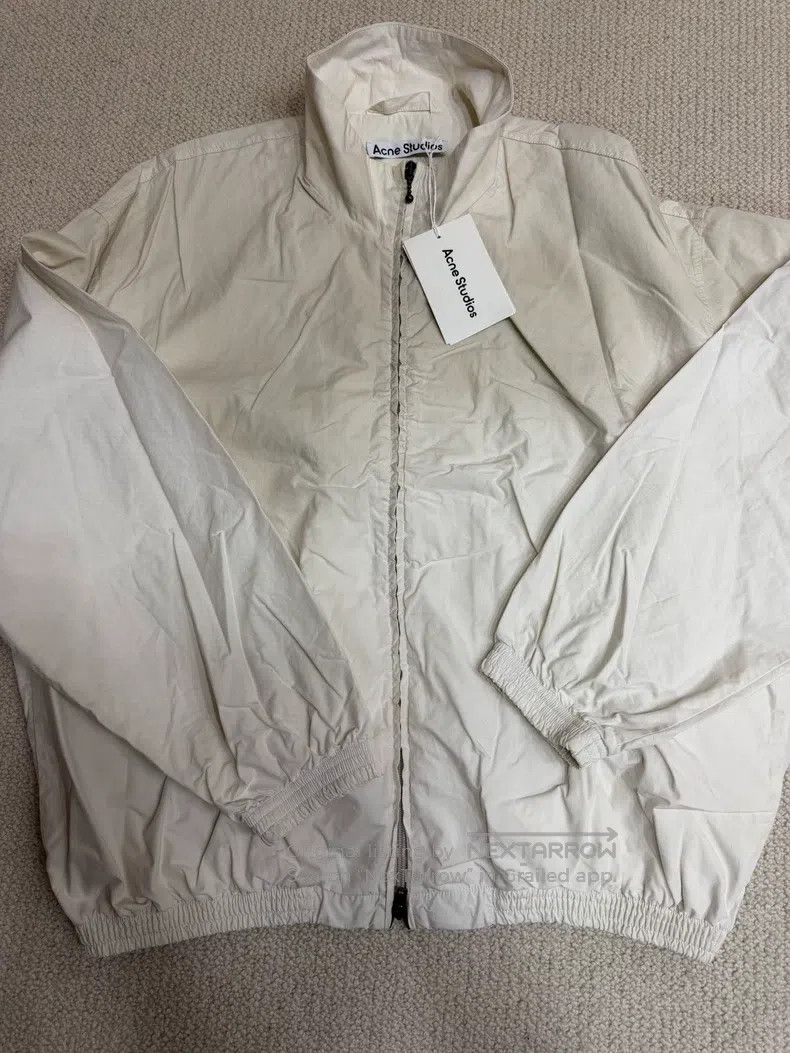 Acne Studios Acne Studios 1996 White Mud Dyed Jacket, Distressed White Size US S / EU 44-46 / 1 - 1 Thumbnail
