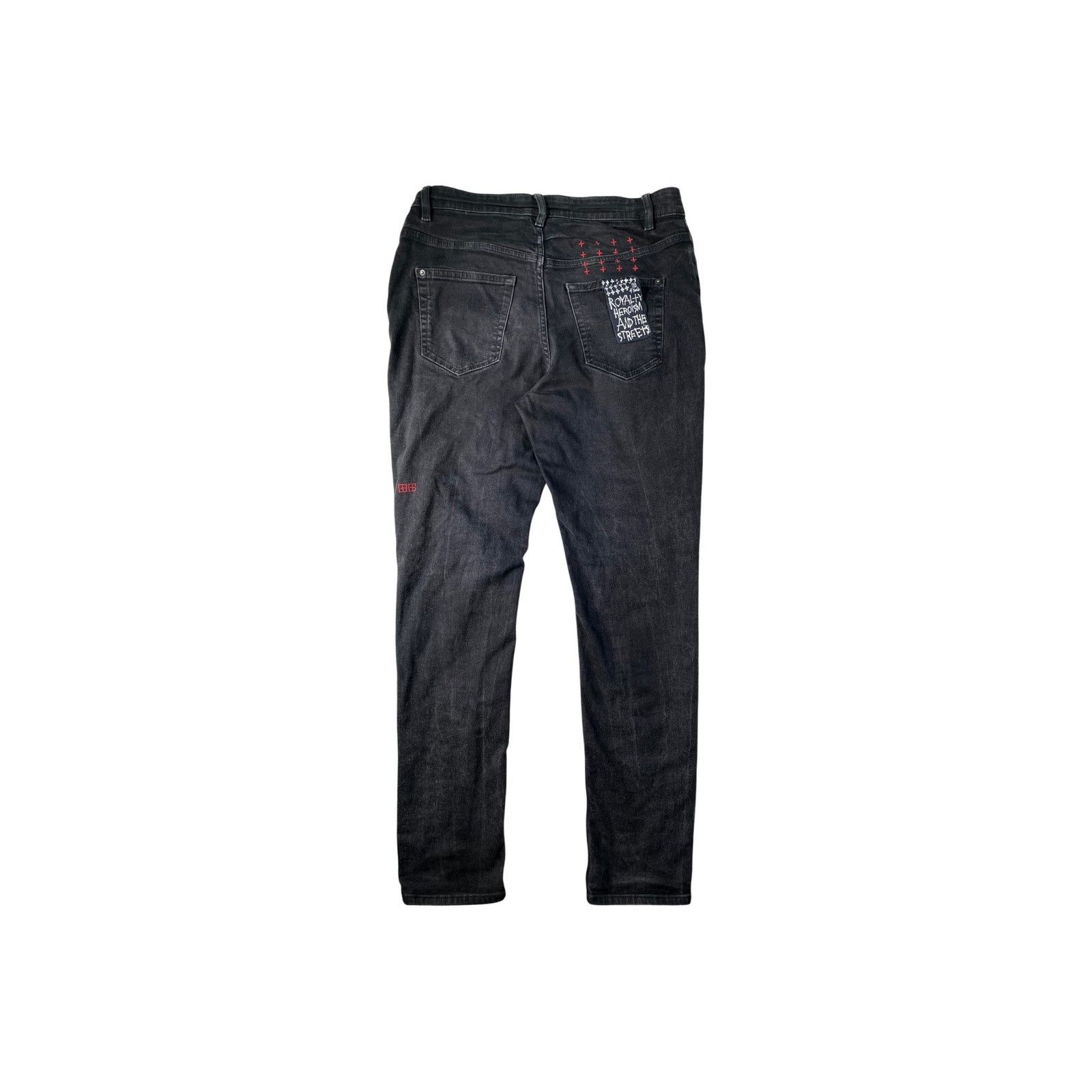 Ksubi Ksubi Black & Red Jeans Size US 30 / EU 46 - 2 Thumbnail