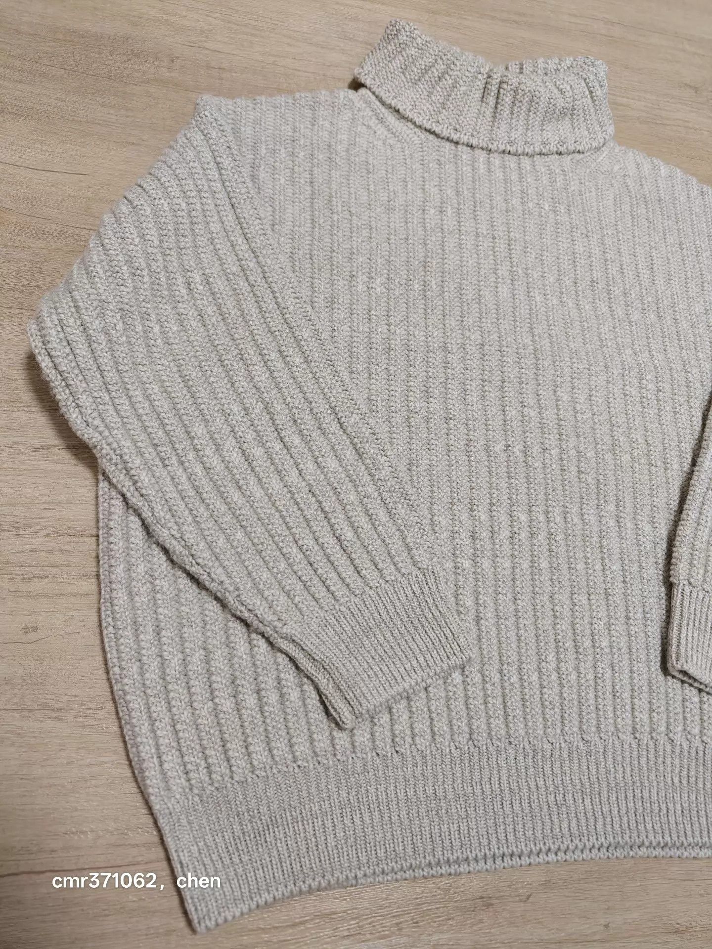 Visvim visvim 21aw amplus t-neck knit ivory 2 wool-linen handknit Size US M / EU 48-50 / 2 - 2 Thumbnail