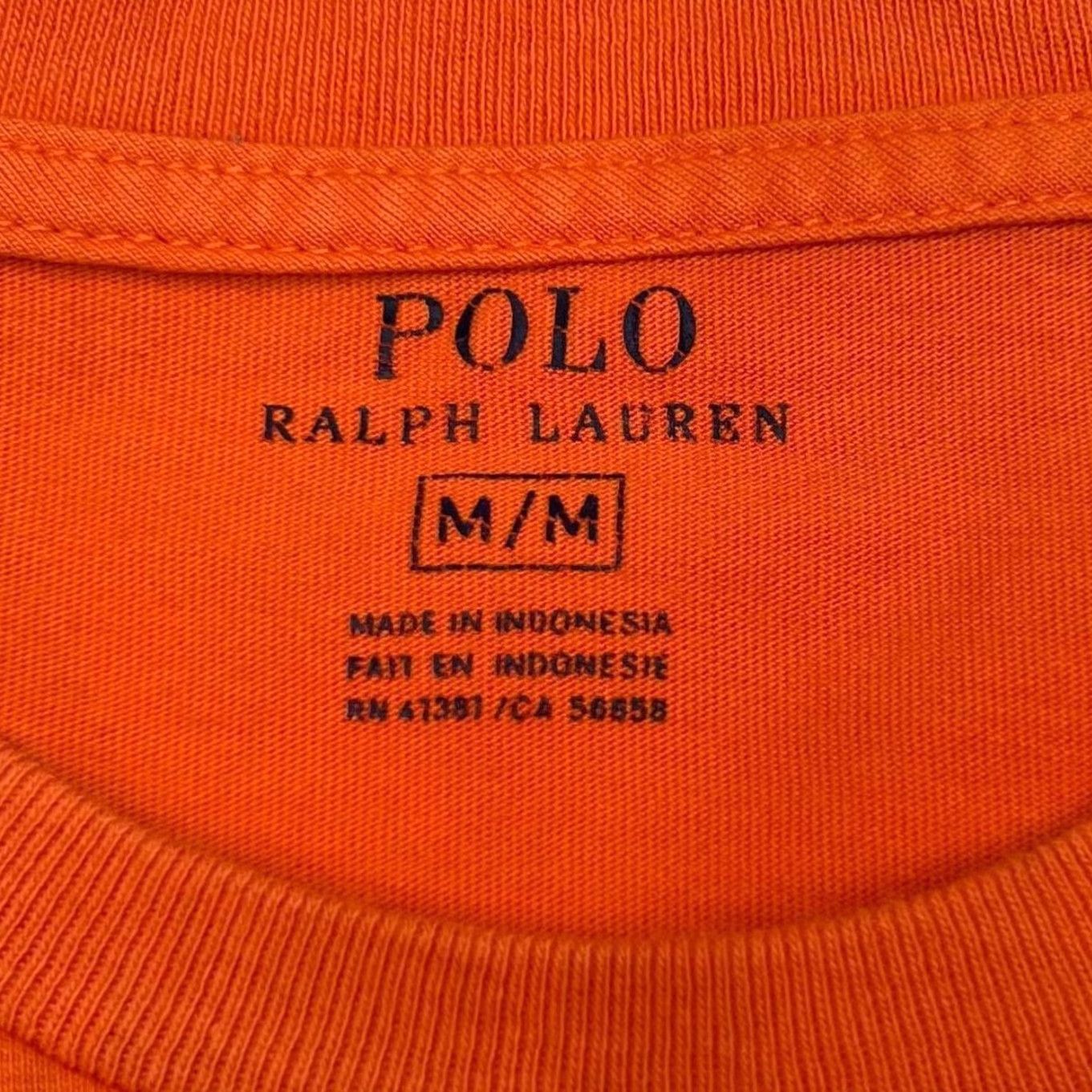 Polo Ralph Lauren Polo Ralph Lauren Essential Embroidered Mini Logo Short Sleeve Orange T-Shirt Medium Mens Size US M / EU 48-50 / 2 - 4 Thumbnail