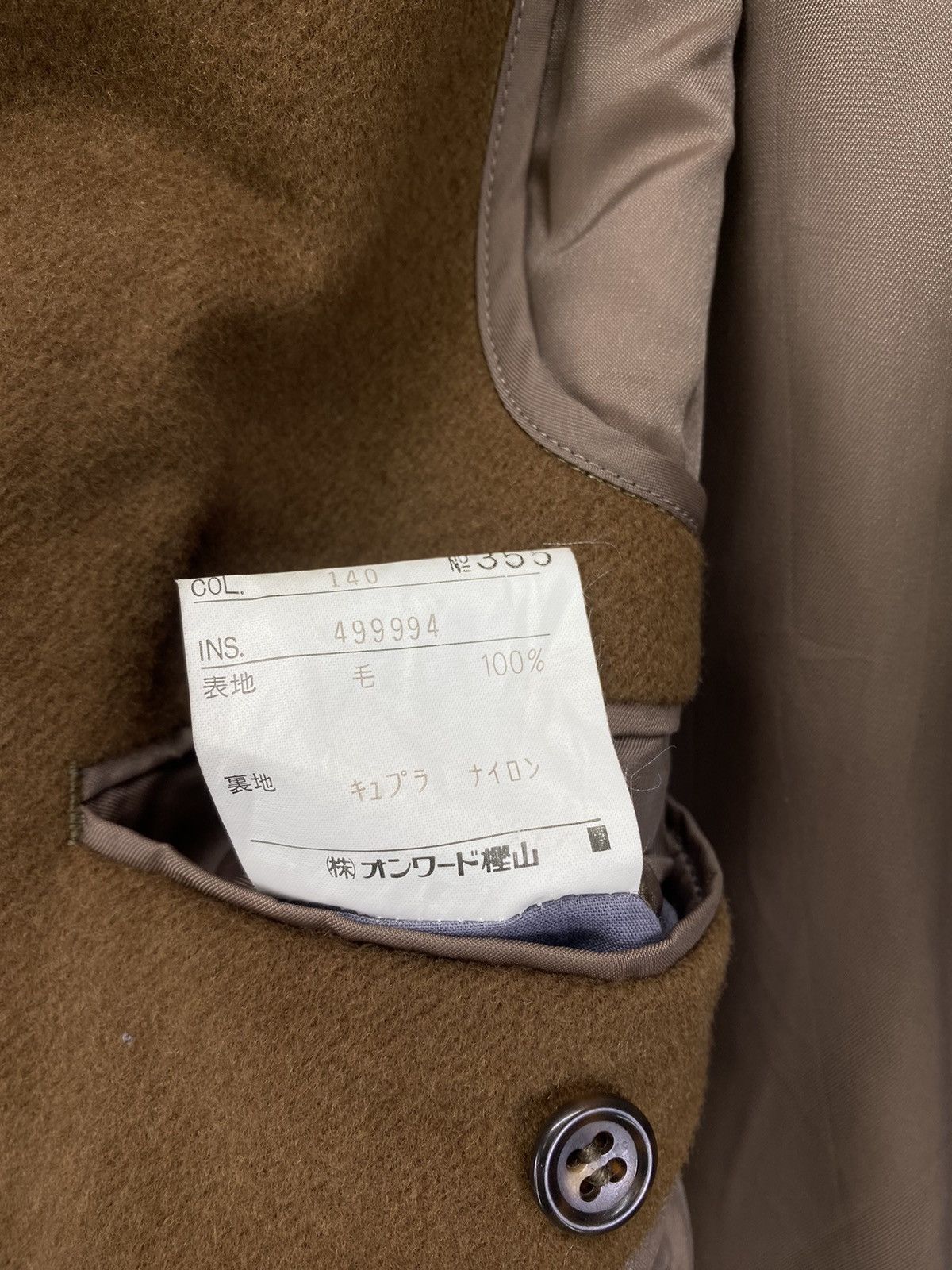 Yves Saint Laurent Vintage Yves Saint Laurent Homme Wool Long Jacket Size US M / EU 48-50 / 2 - 10 Thumbnail