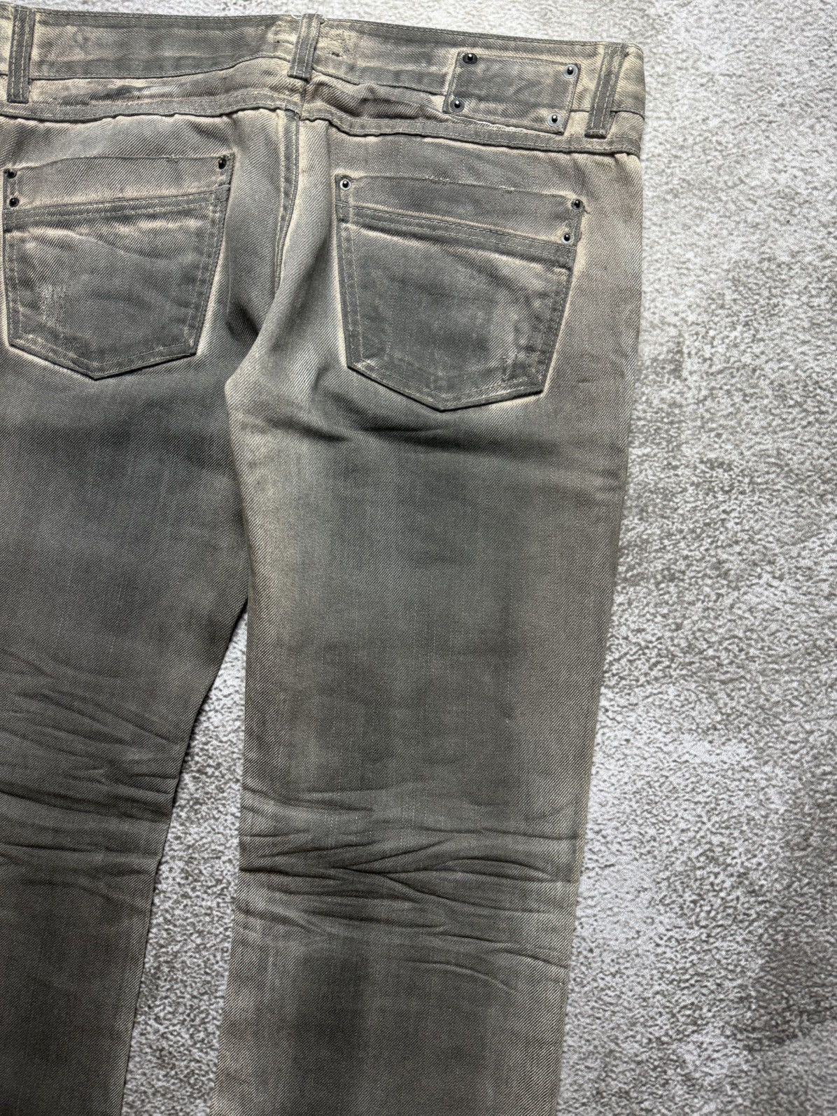 If Six Was Nine Distressed flare denim jeans pants Size US 33 - 7 Thumbnail
