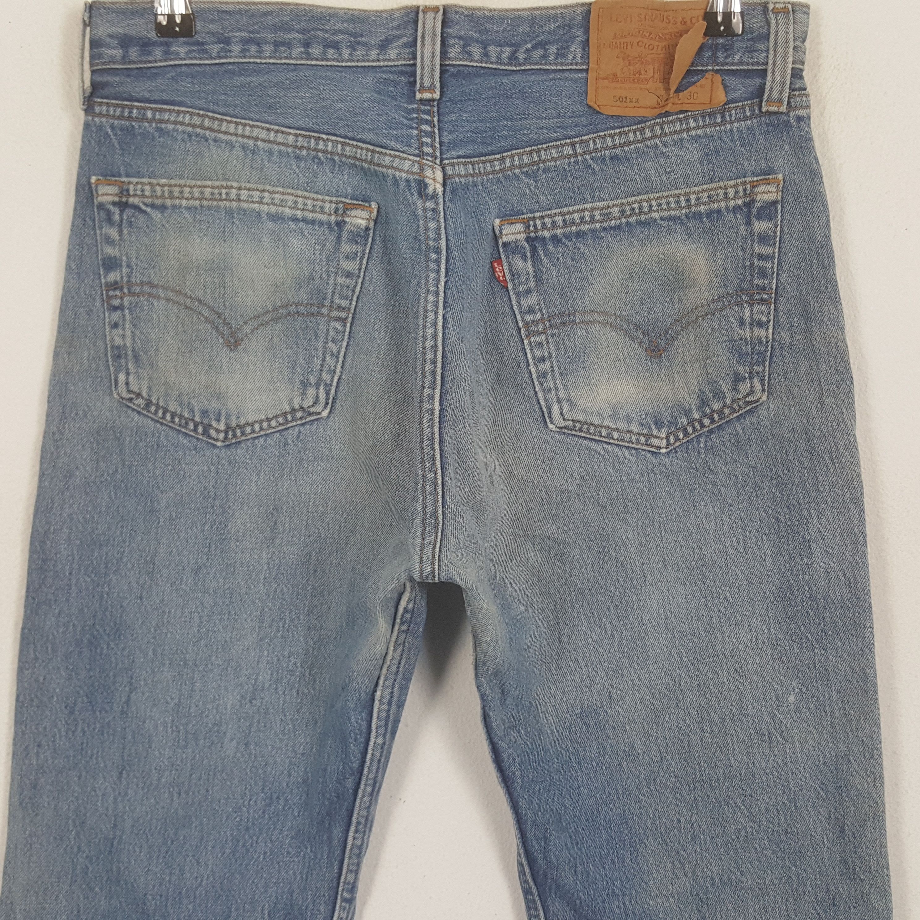 Vintage Levi's 501 Distressed Grunge Style Denim Jeans