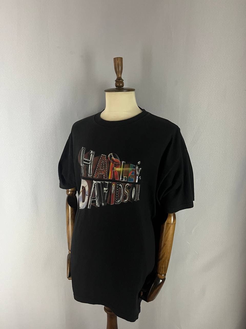 Harley Davidson Harley Davidson Tee T Shirt Vintage Black 1999 Size US XXL / EU 58 / 5 - 1 Thumbnail