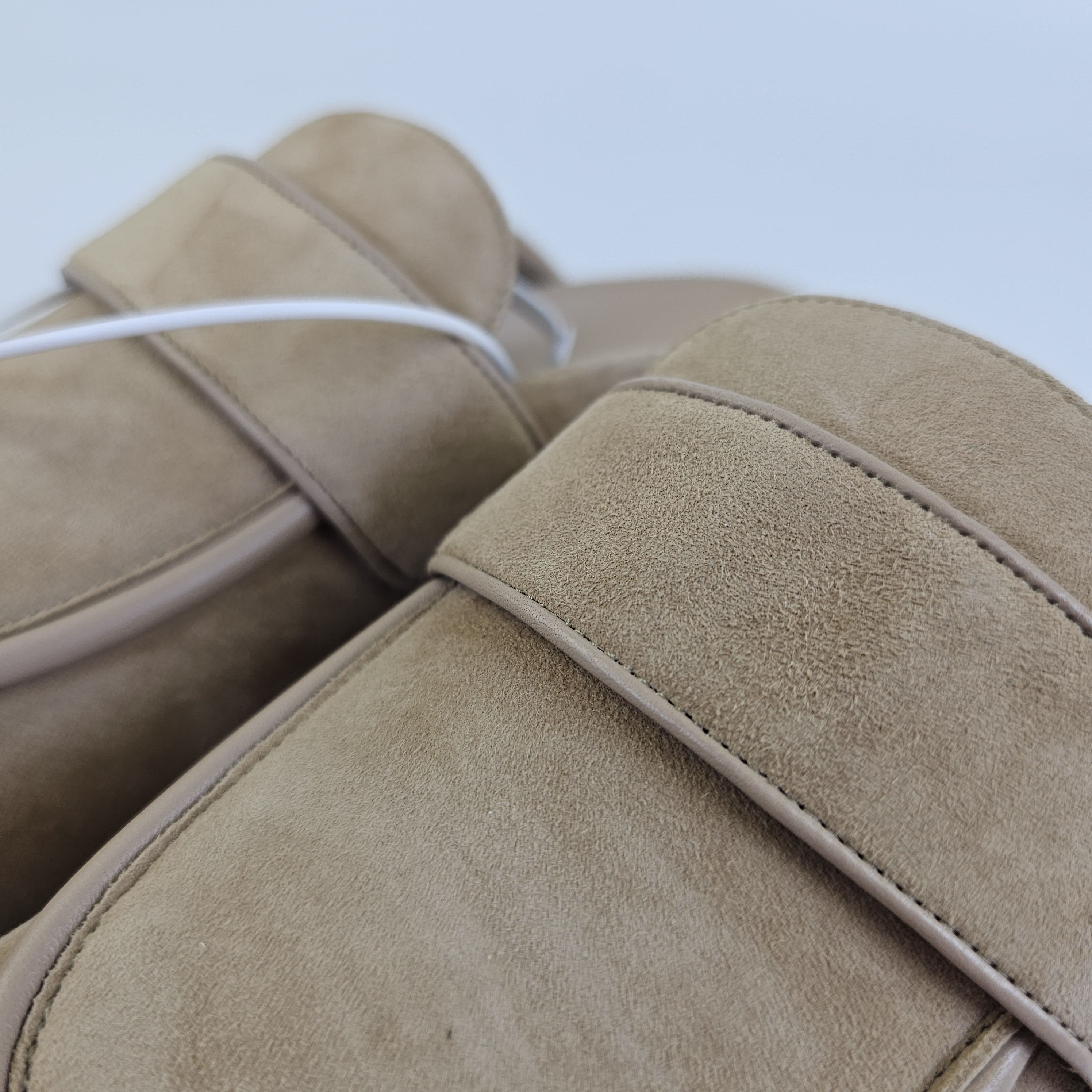 Max Mara Max Mara Beige Suede Manly Mules New FW24 Size US 9 / IT 39 - 3 Thumbnail