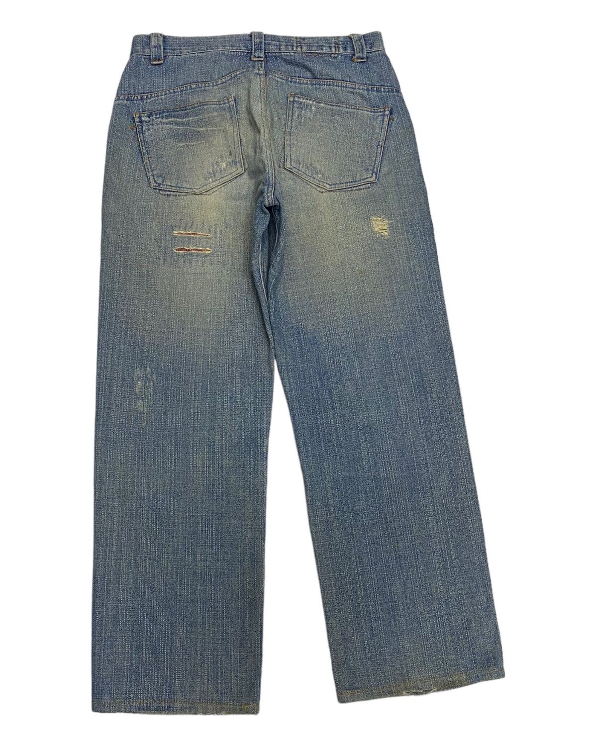 Hysteric Glamour × If Six Was Nine BAGGY JEANS BIG SHARK JEANS DISTRESSED BAGGY DENIM JEANS Size US 32 / EU 48 - 5 Thumbnail
