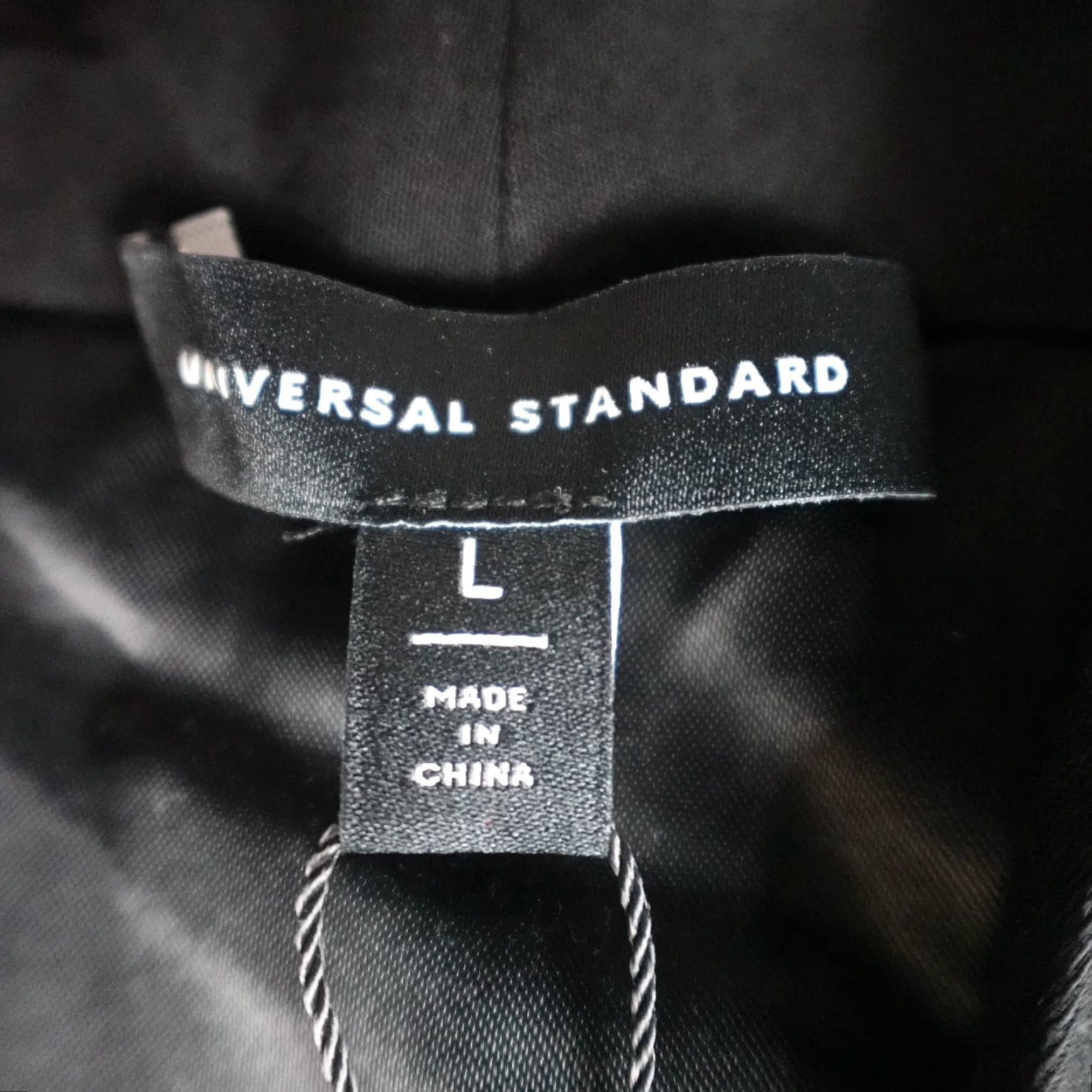 Vintage Universal Standard Shirt L Black Solid Cambria Long Sleeve NEW Women Blouse Casual Crew Neck Vintage No Size L / US 10 / IT 46 - 2 Thumbnail
