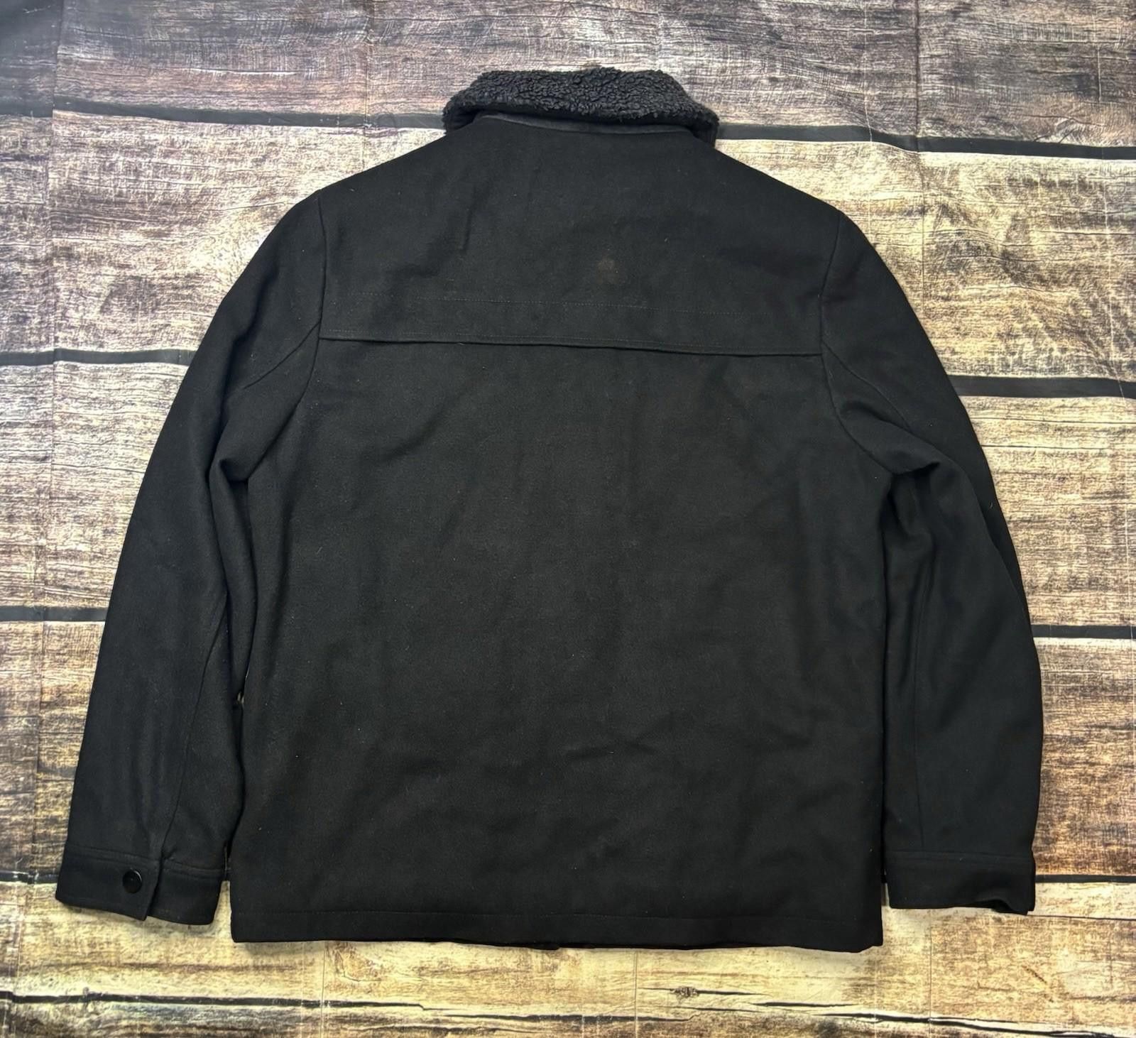 Kenneth Cole Kenneth Cole Pea Coat Jacket Mens Medium Sherpa Wool Snap Size US M / EU 48-50 / 2 - 3 Thumbnail