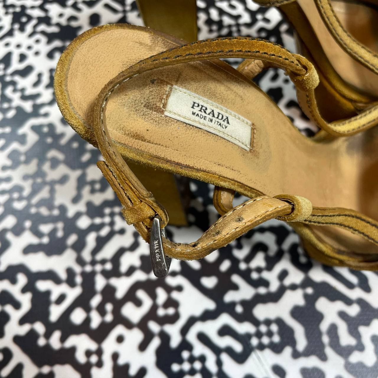Prada Vintage Y2K Prada Luxury Heels Retro 90s Style Size US 4 / IT 34 - 7 Thumbnail