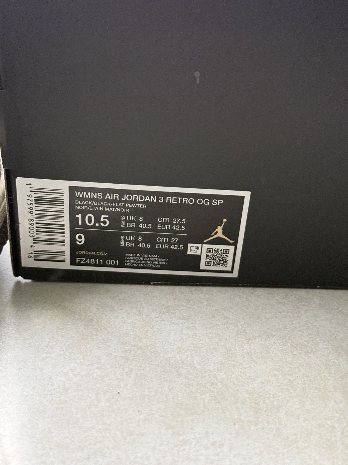 A Ma Maniere × Jordan Brand Jordan 3 a ma maniere Size US 9 / EU 42 - 7 Thumbnail