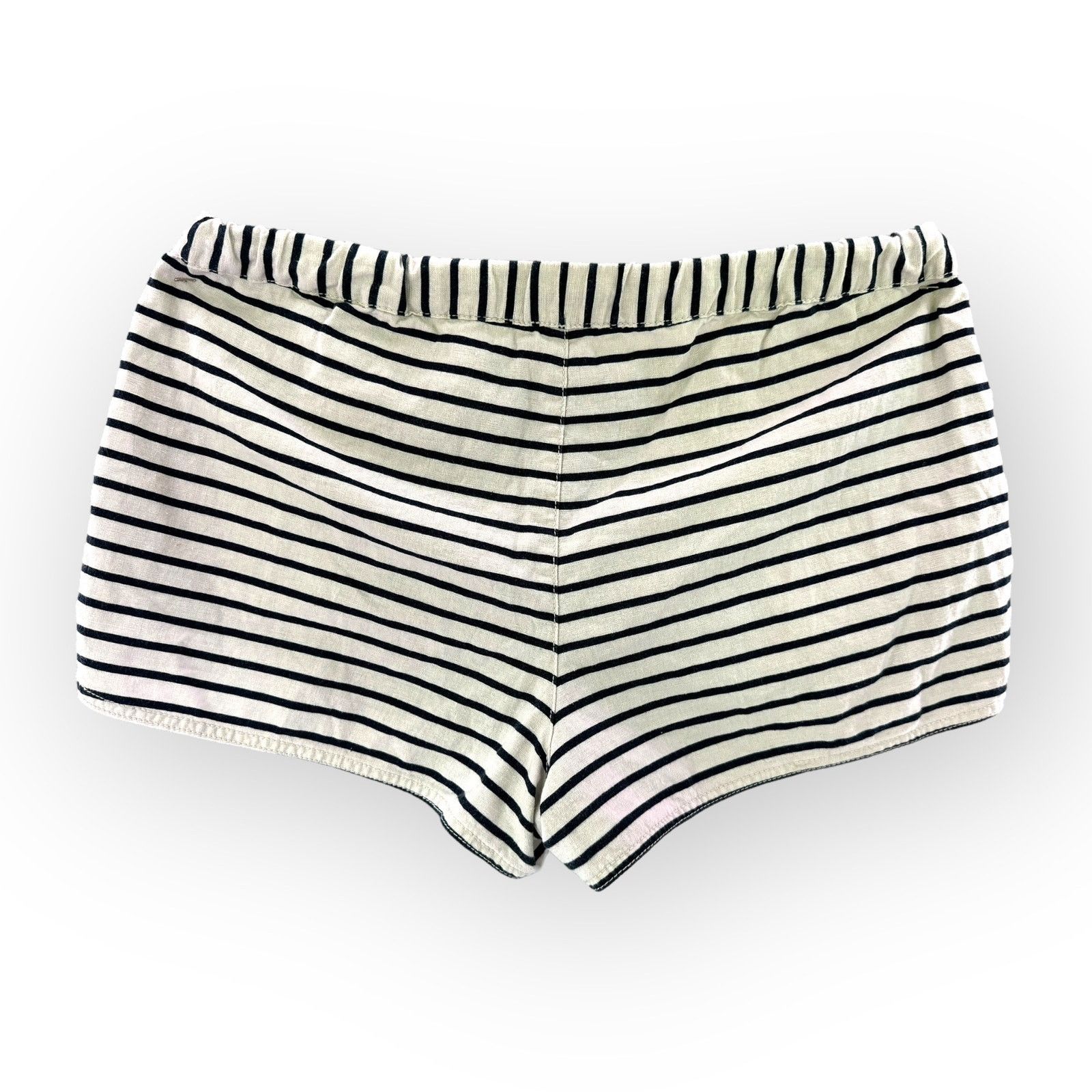J.Crew J.Crew Ladies Retro Nautical Blue Stripe Linen Shorts | Sz L Size 32" / US 10 / IT 46 - 3 Thumbnail