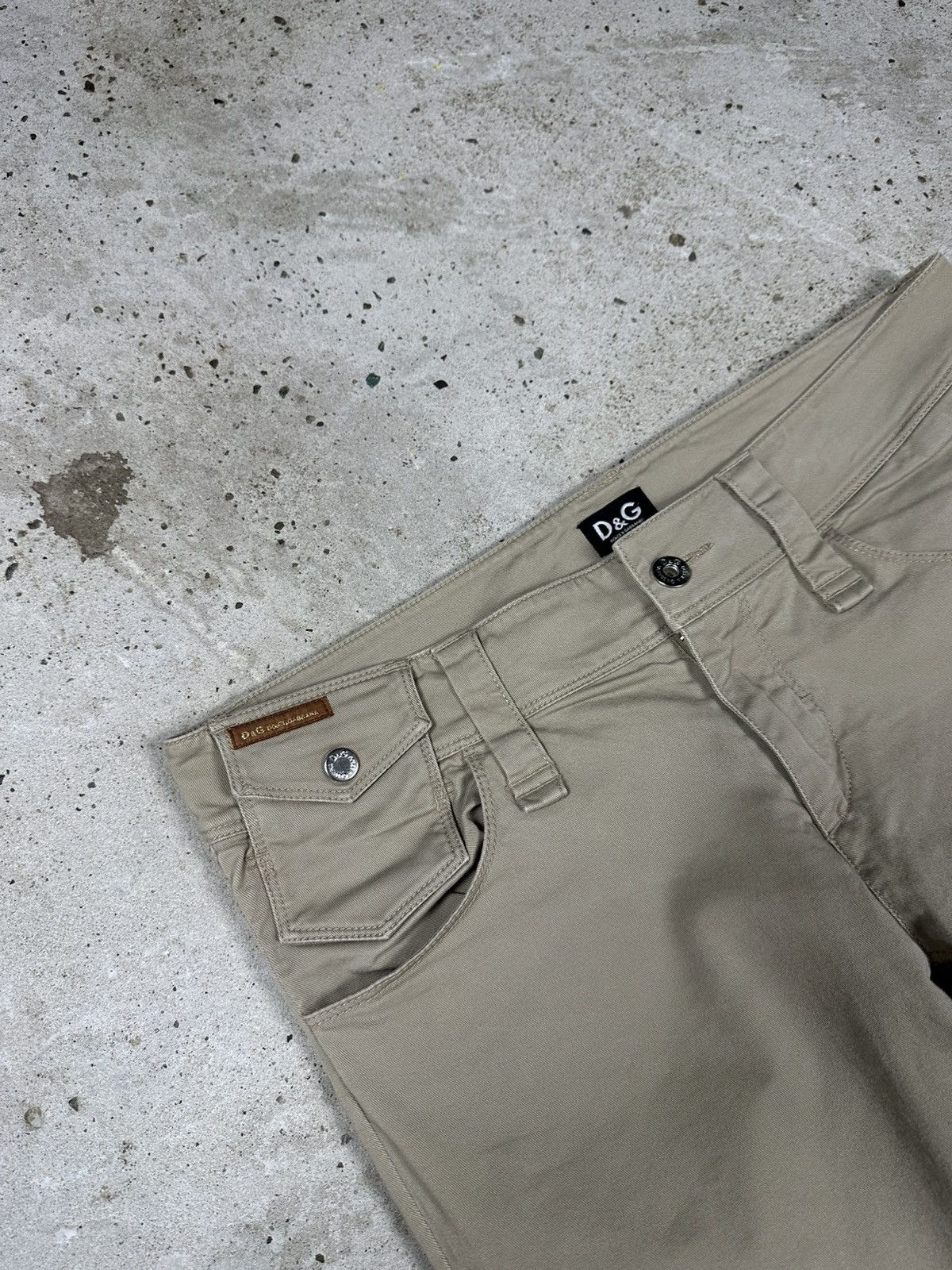 Dolce & Gabbana × Vintage Vintage Y2K Dolce & Gabbana Cool Boot Cut Low Waist Pants Size 30" / US 8 / IT 44 - 8 Thumbnail