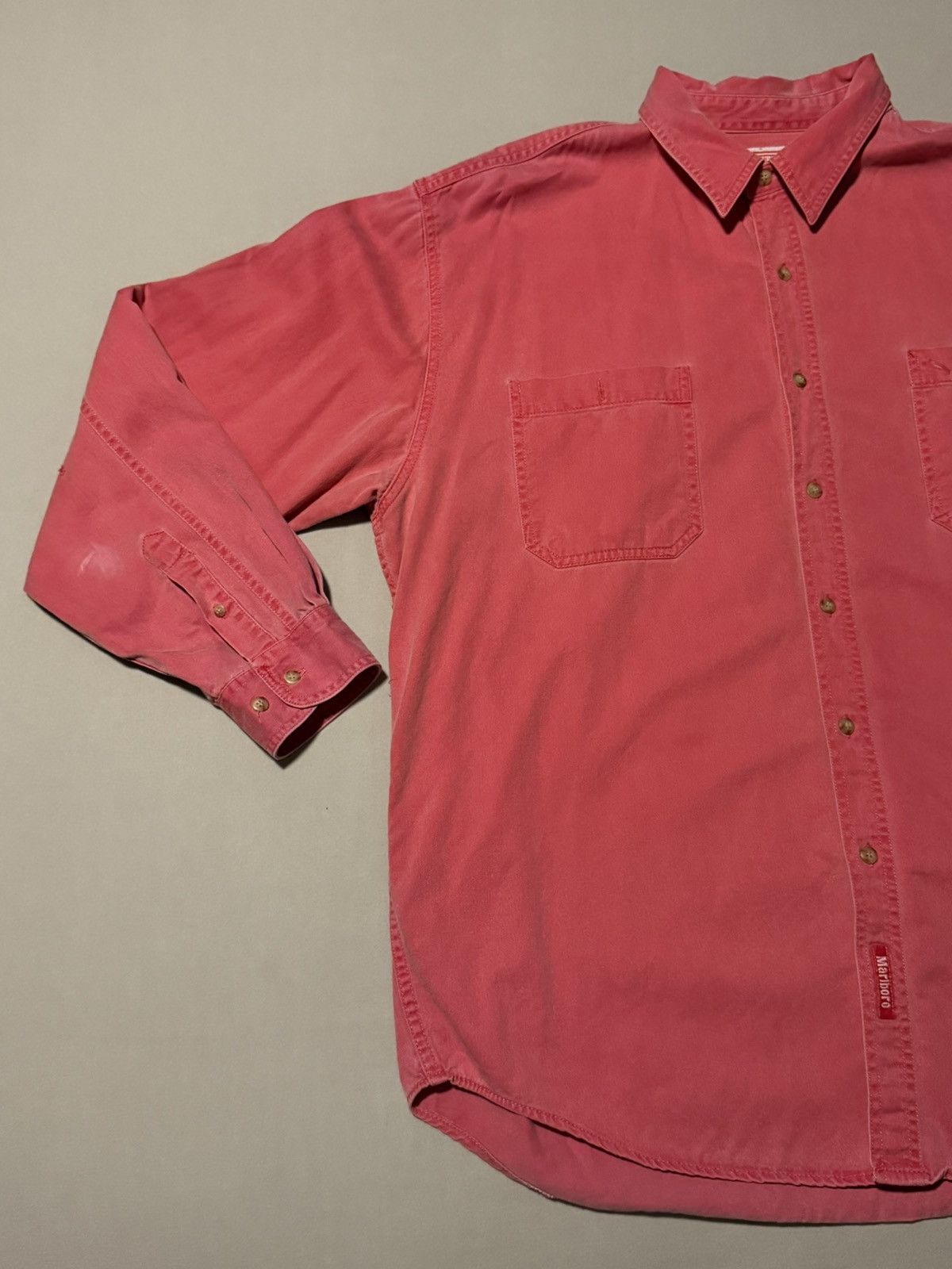Marlboro Vintage Marlboro Adventure Team Button Up Long Sleeve Shirt Size US XL / EU 56 / 4 - 3 Thumbnail
