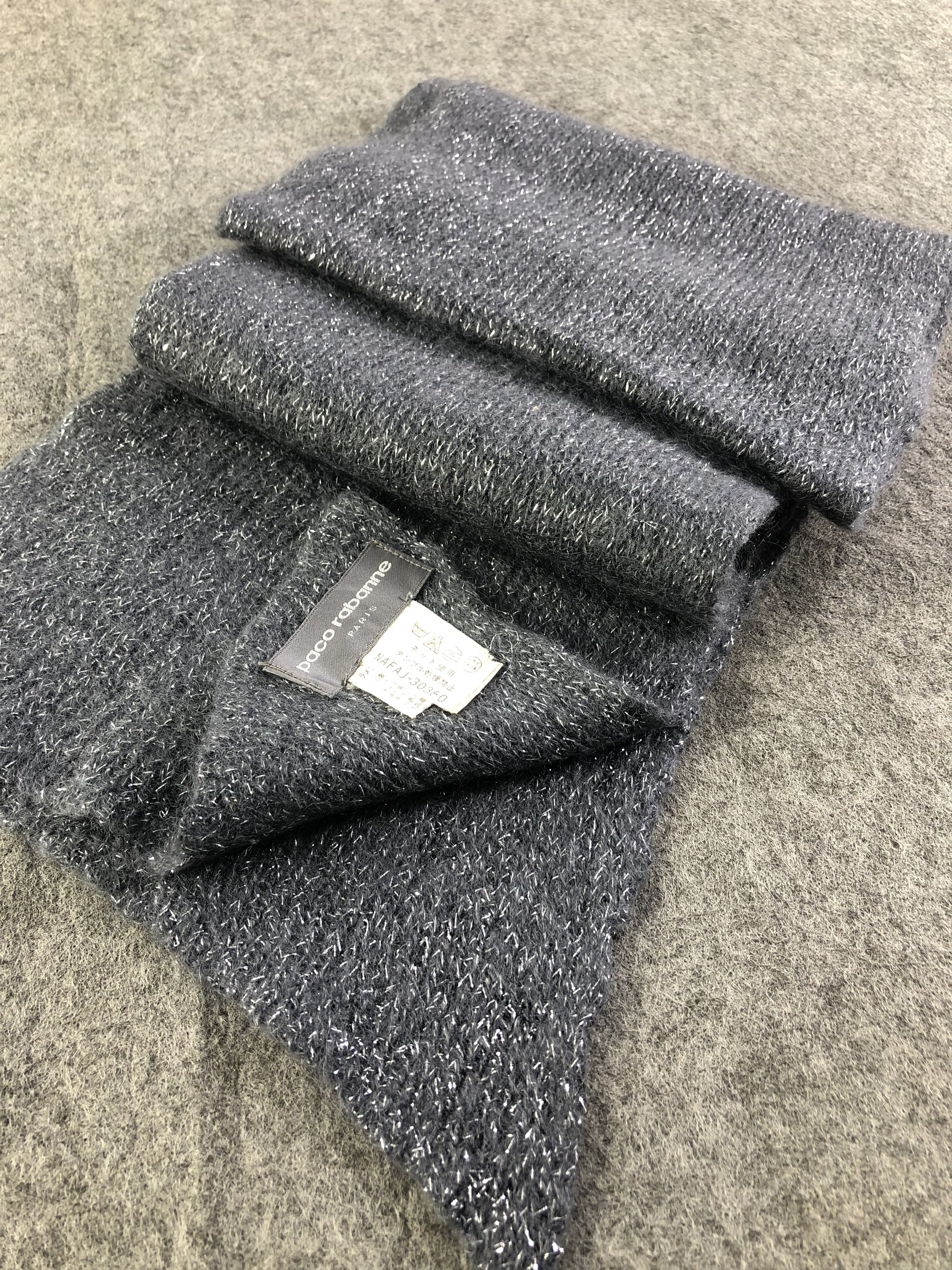 Paco Rabanne × Vintage Paco Rabanne Scarf / Muffler / Neckwear Size ONE SIZE - 3 Thumbnail