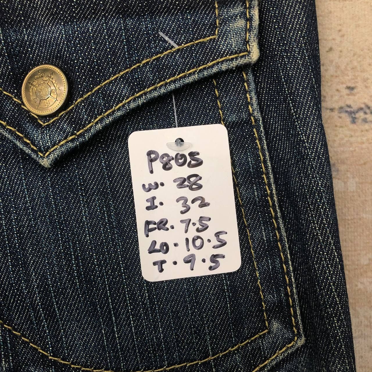 If Six Was Nine × Japanese Brand P805 QUEEN'S LOW FLARED JAPAN JEANS Size US 28 / EU 44 - 9 Thumbnail