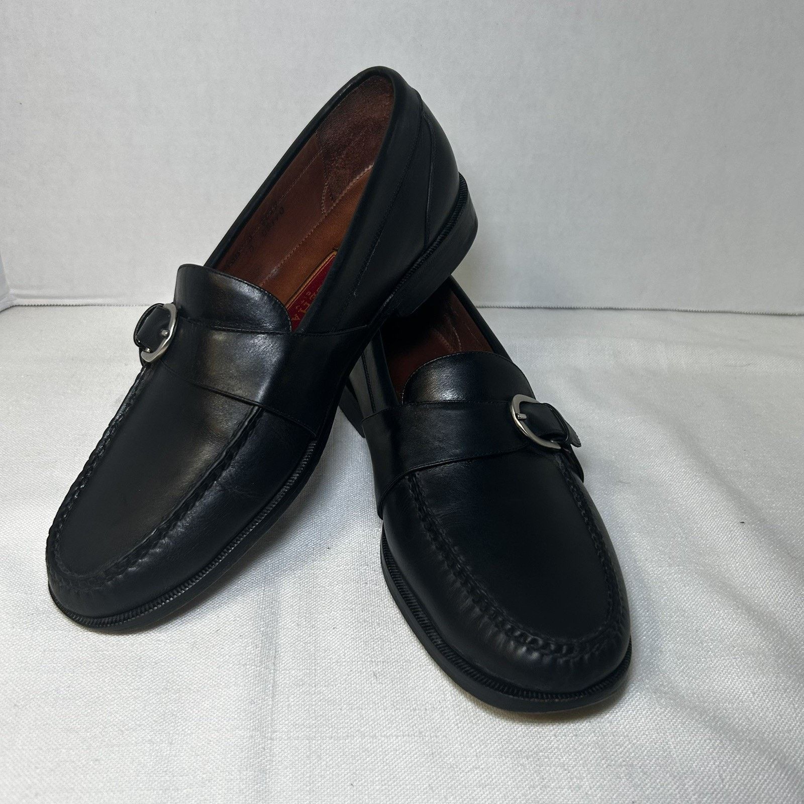 Cole Haan Cole Haan 10.5D Men’s Black Leather Dress Slip On Buckle Size US 10.5 / EU 43-44 - 4 Thumbnail