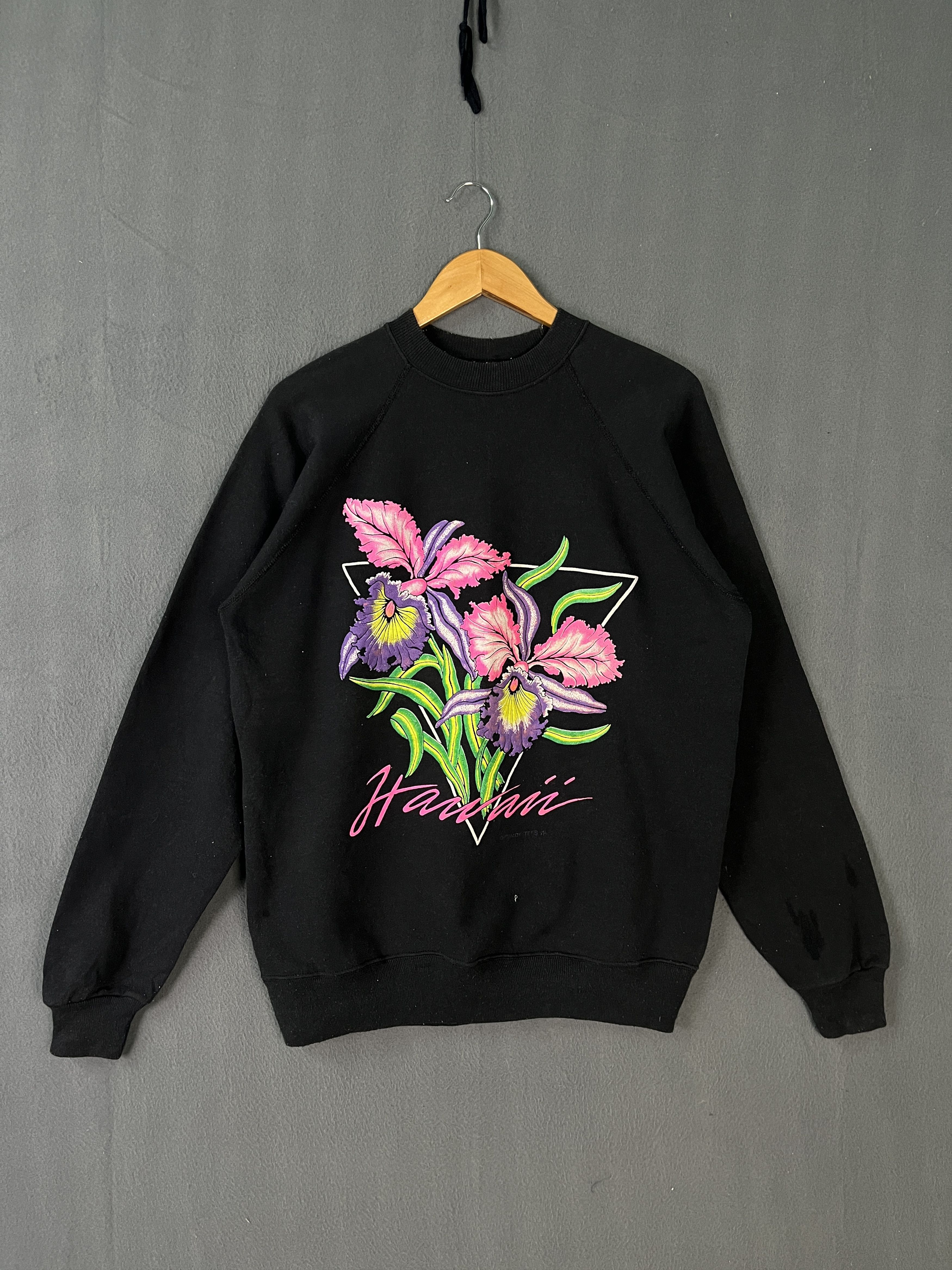 Vintage Vintage USA 90s Hawaii by Cindy Tees Honolulu Sweatshirt Size US L / EU 52-54 / 3 - 1 Thumbnail