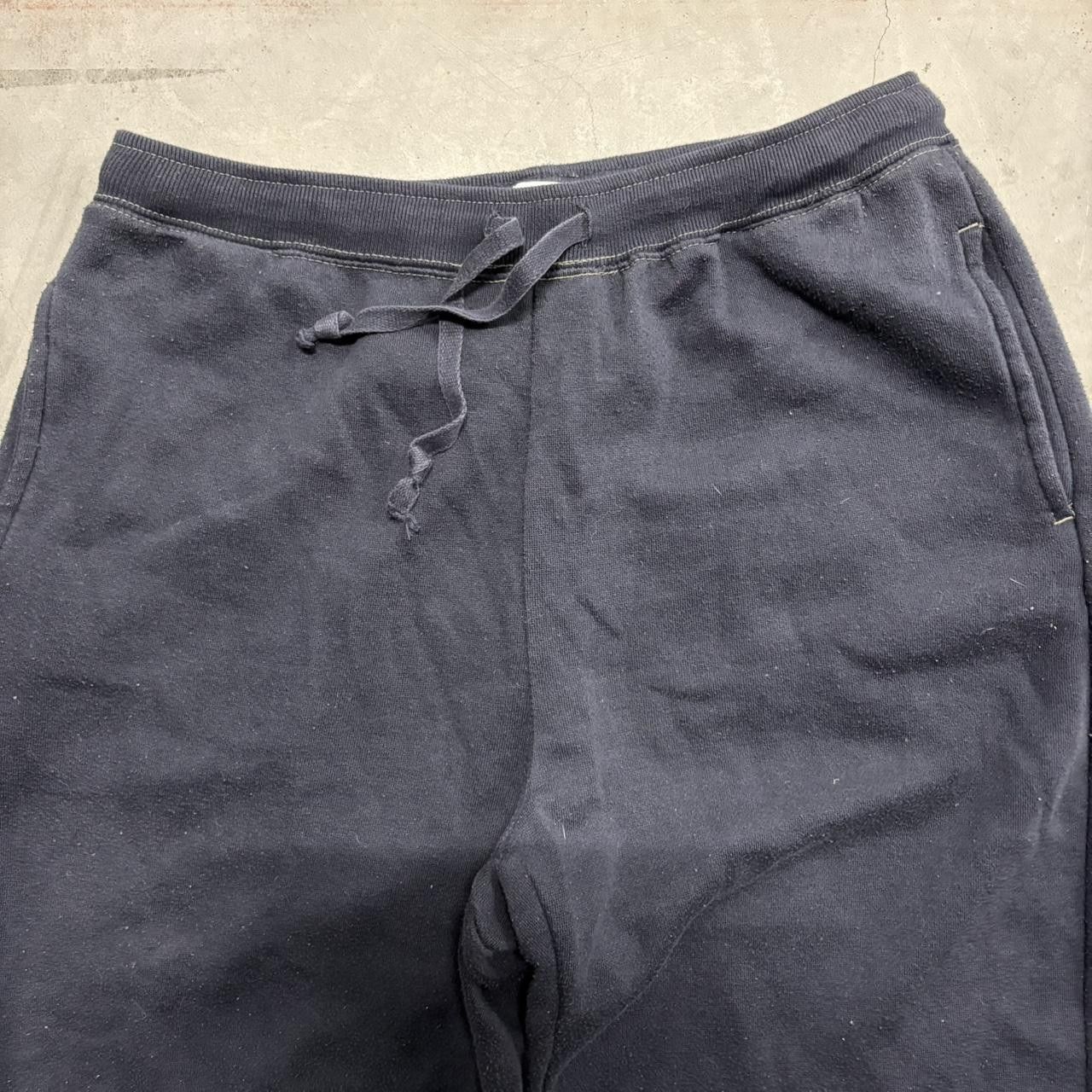 Gap × Vintage Crazy Vintage Y2K/2000s Baggy Wideleg Navy Blue Gap Sweatpants! Size US 30 / EU 46 - 4 Thumbnail