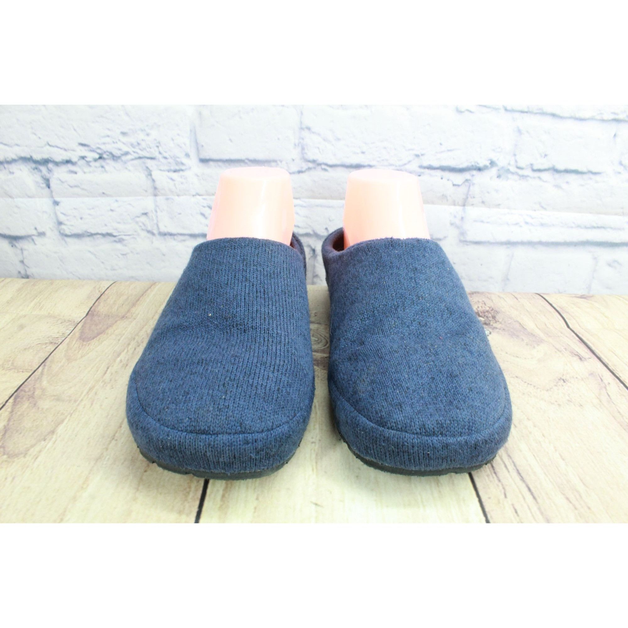 L.L. Bean LL Bean Women Sweater Knit Fleece Lined Cozy Slipper Scuffs Size US 8 / IT 38 - 4 Thumbnail