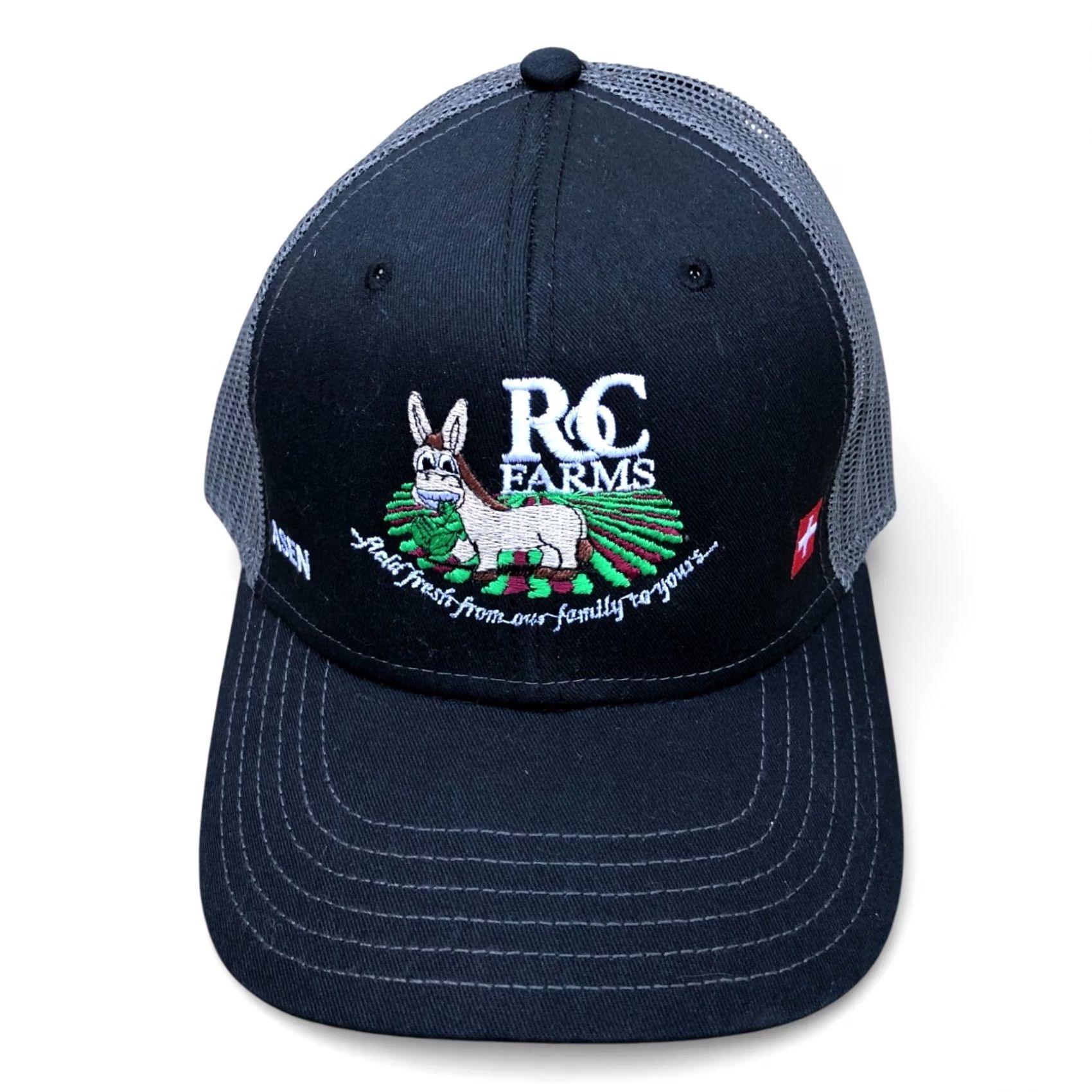 Vintage OTTO RC FARMS Monterey California Trucker Hat Men's One Size Black Snapback Cap Size ONE SIZE - 2 Thumbnail
