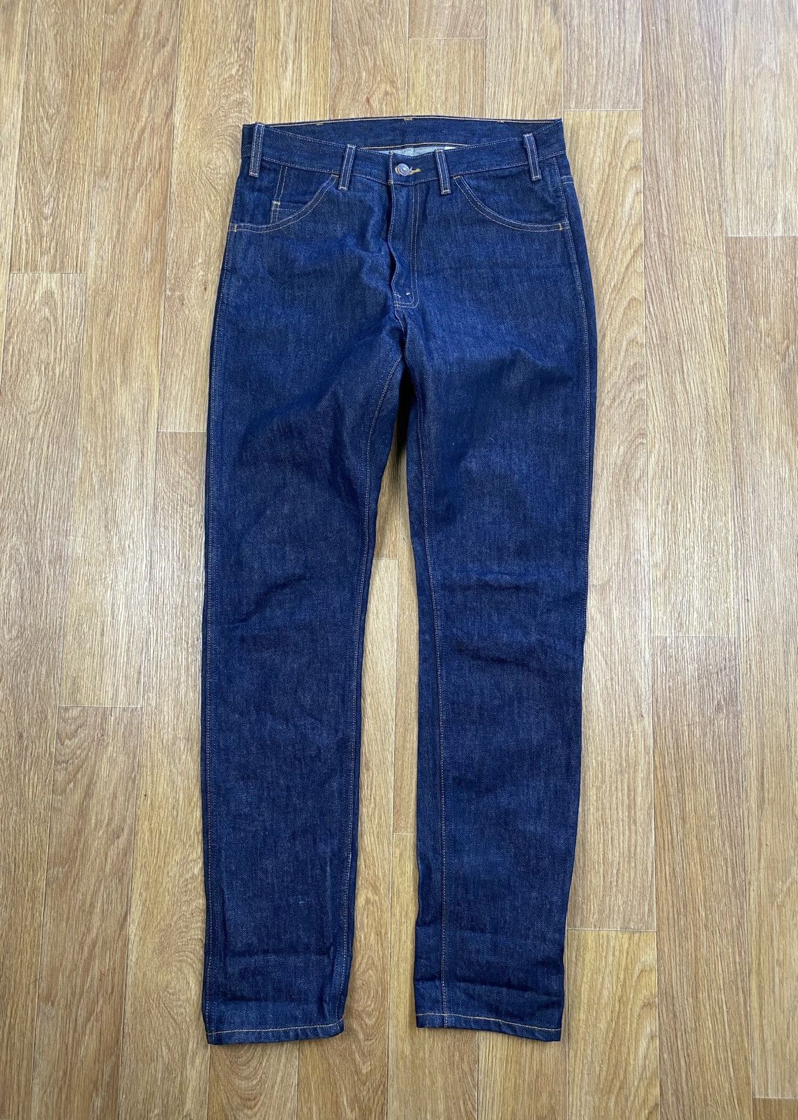 LVC × Levi's Vintage Clothing LVC Levi’s Blue Raw Denim Skinny Jeans Made in USA Talon Zip Size US 32 / EU 48 - 1 Thumbnail