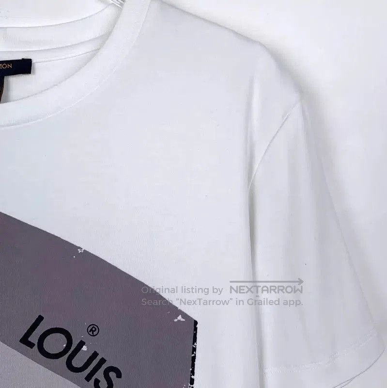 Louis Vuitton Louis Vuitton Men's White Cotton T-Shirt . Size US XS / EU 42 / 0 - 3 Thumbnail
