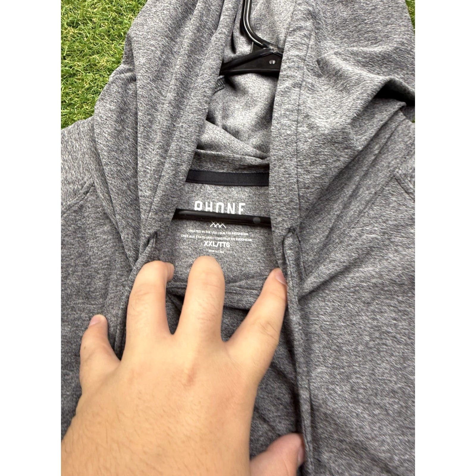 Rhone Rhone Hoodie Pullover Men 2XL Long Sleeve Gray Performance Tech Size US XL / EU 56 / 4 - 3 Thumbnail
