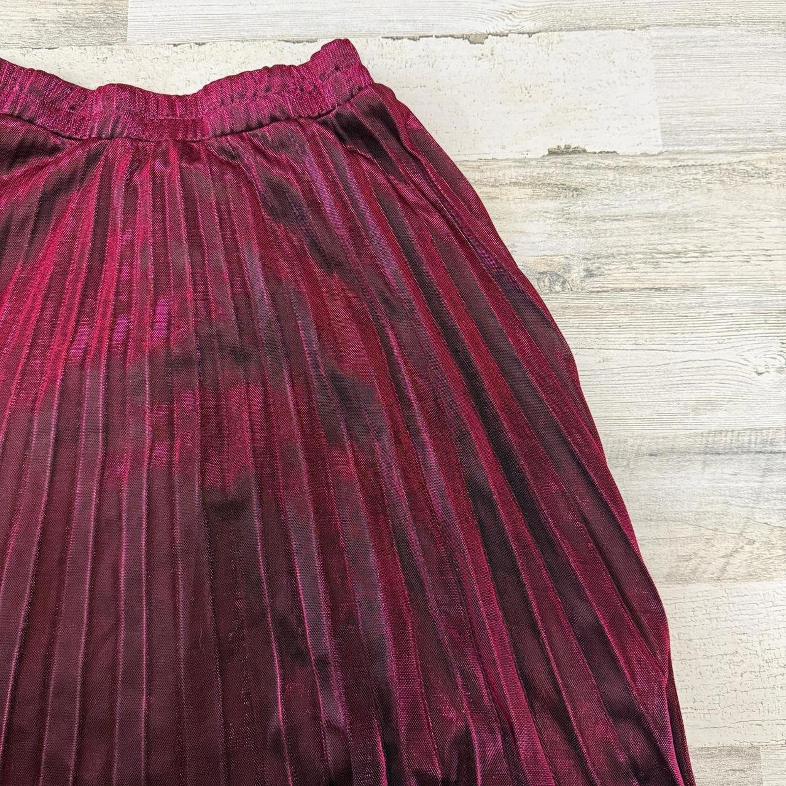 Designer Whimsygoth Burgandy Skirt Small Size 28" / US 6 / IT 42 - 3 Thumbnail