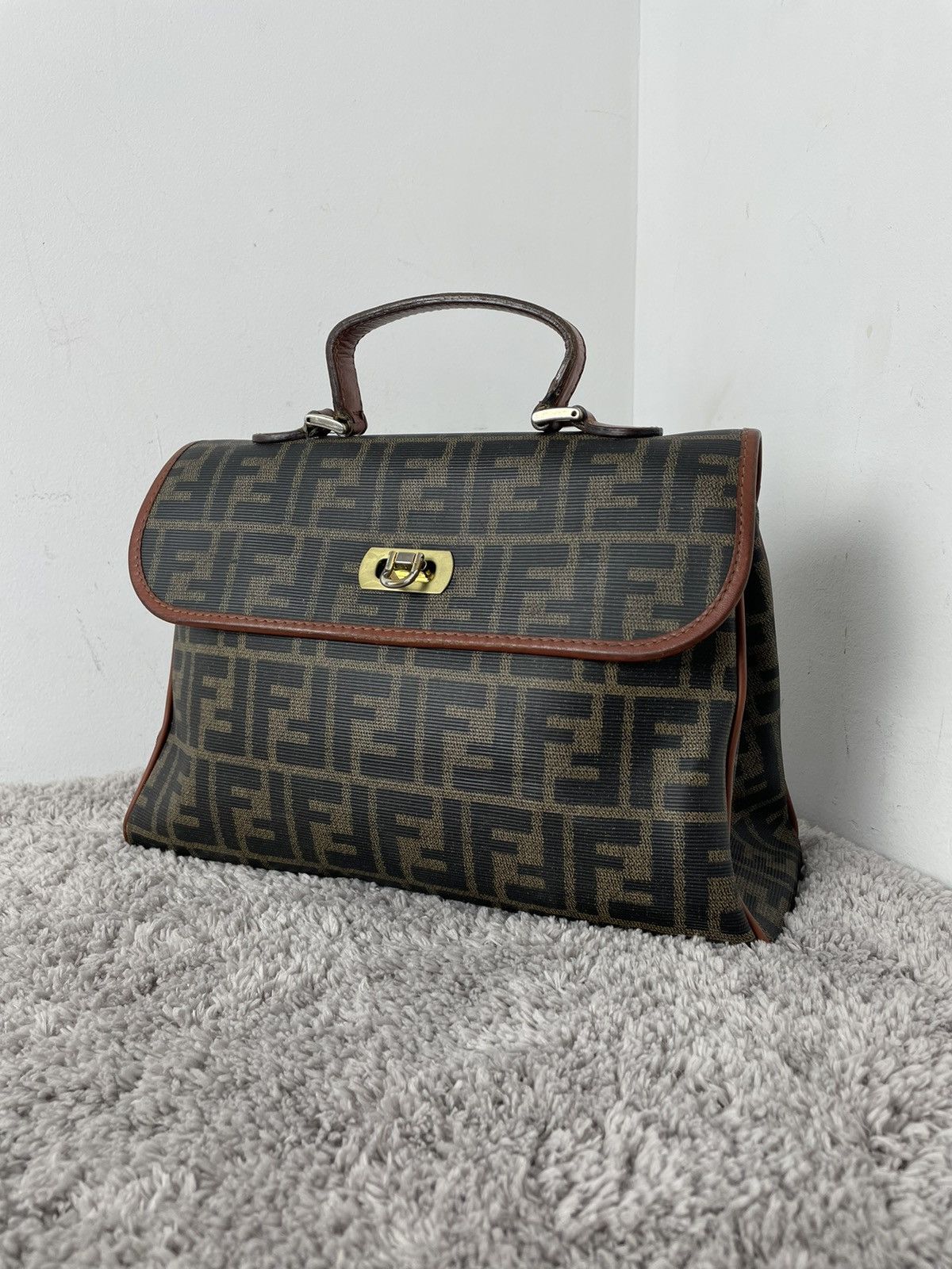 Fendi FENDI Bag FF 2 WAY Monogram With Crossbody Strap Size ONE SIZE - 6 Thumbnail