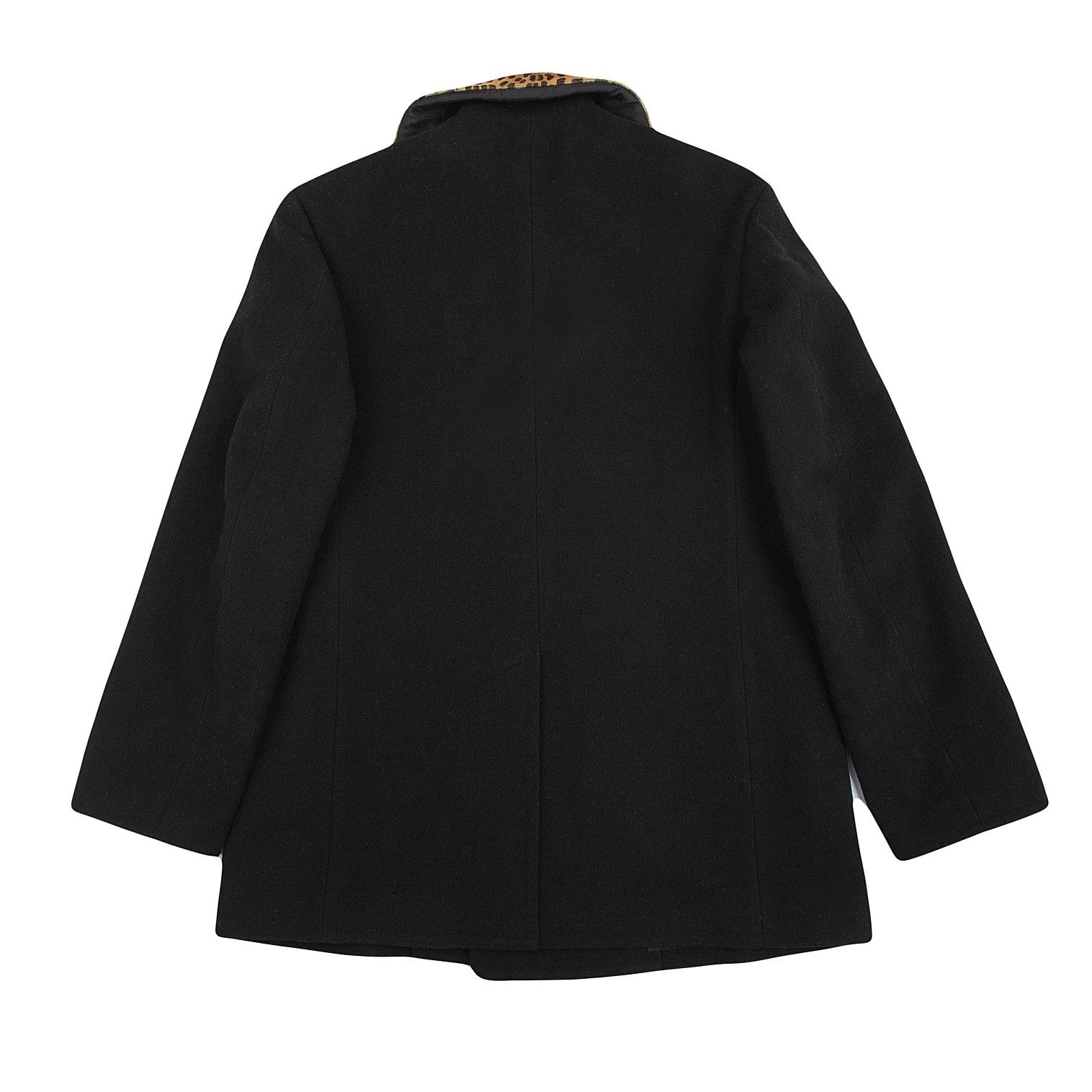 Yohji Yamamoto Yohji Yamamoto Black Detachable Collar Wool Jacket Size US L / EU 52-54 / 3 - 15 Thumbnail