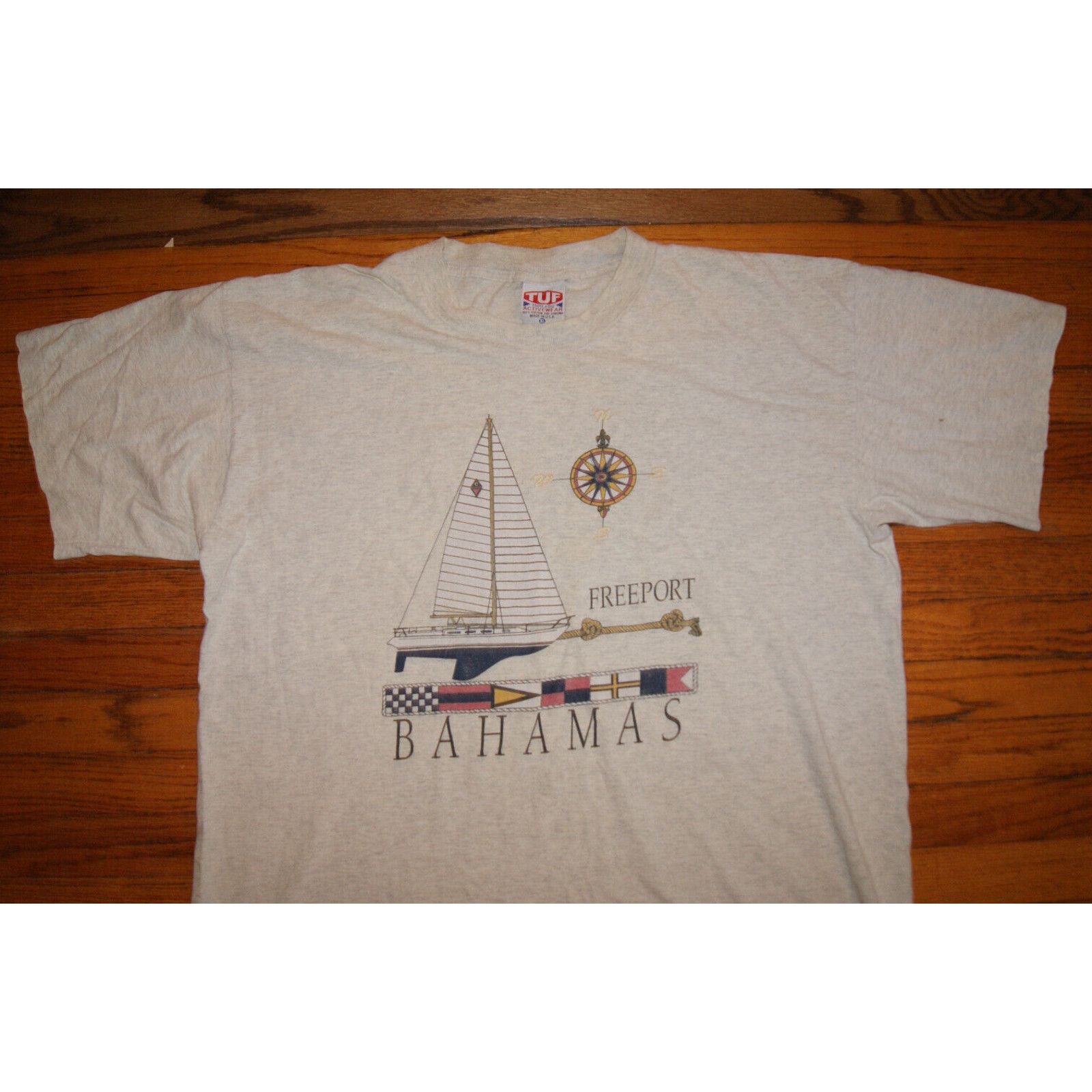 Other VTG Freeport Bahamas Sail Boat Graphic T Shirt Tee Sz XL USA Size US XL / EU 56 / 4 - 1 Thumbnail