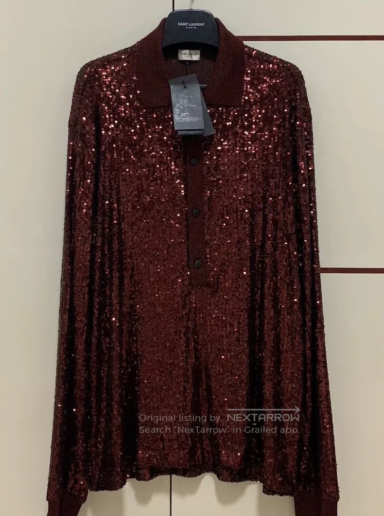Saint Laurent Paris Saint Laurent Paris Red scale shirt Size US XL / EU 56 / 4 - 1 Thumbnail